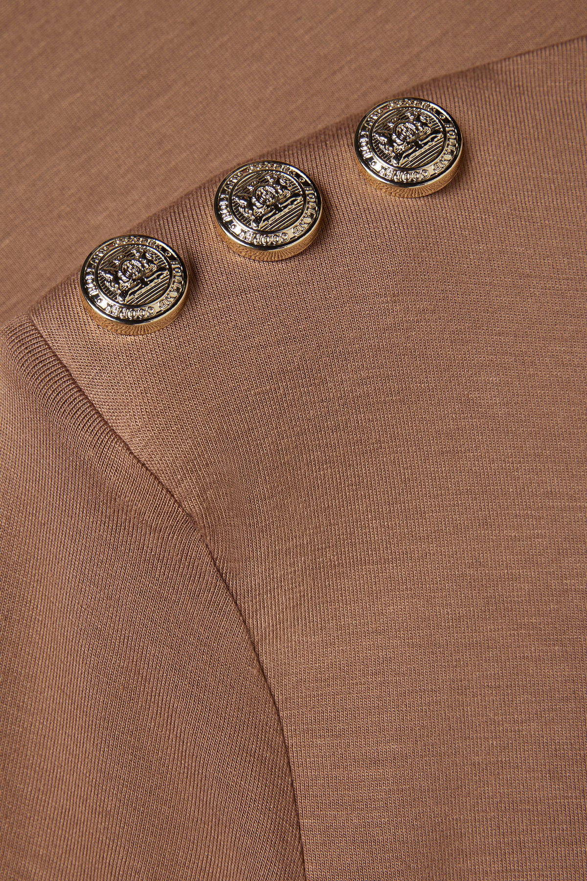Holland Cooper Harper Long Sleeve Top #Colour_Toffee