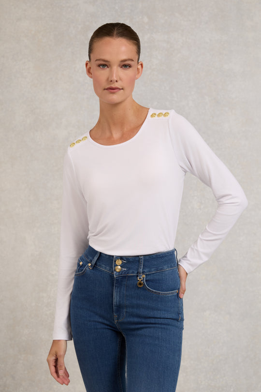 Holland Cooper Long Sleeve Crew Neck Tee #Colour_