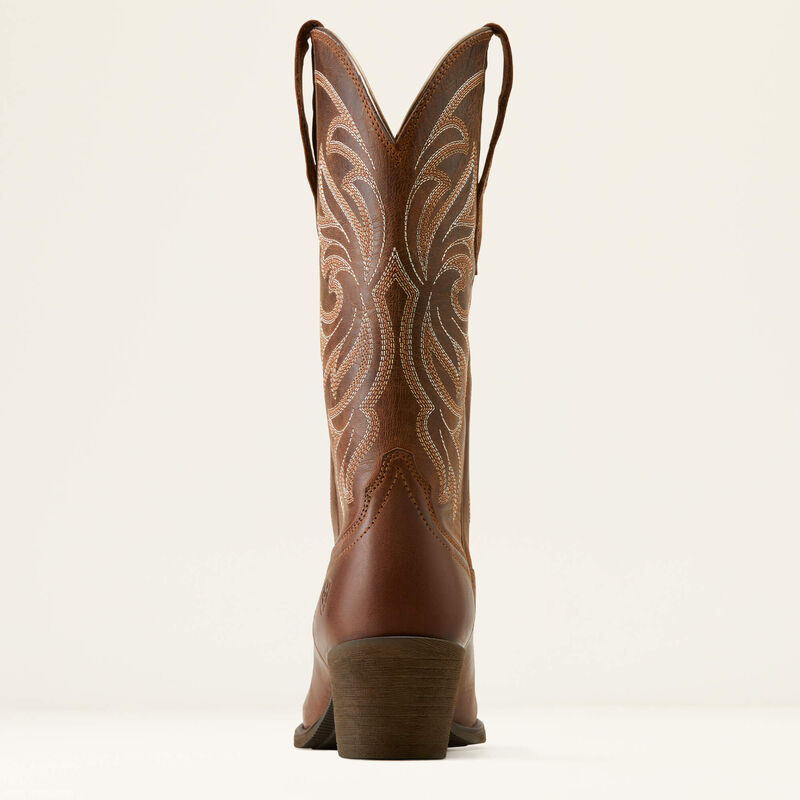 Ariat Sassy Brown Heritage J Toe Western Boot #Colour_Sassy Brown