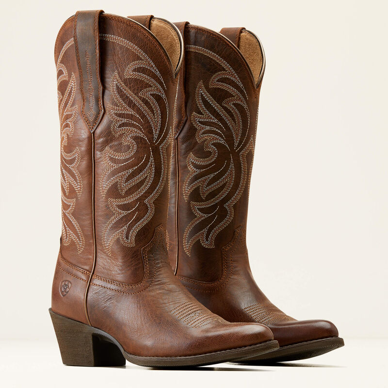 Ariat Sassy Brown Heritage J Toe Western Boot #Colour_Sassy Brown