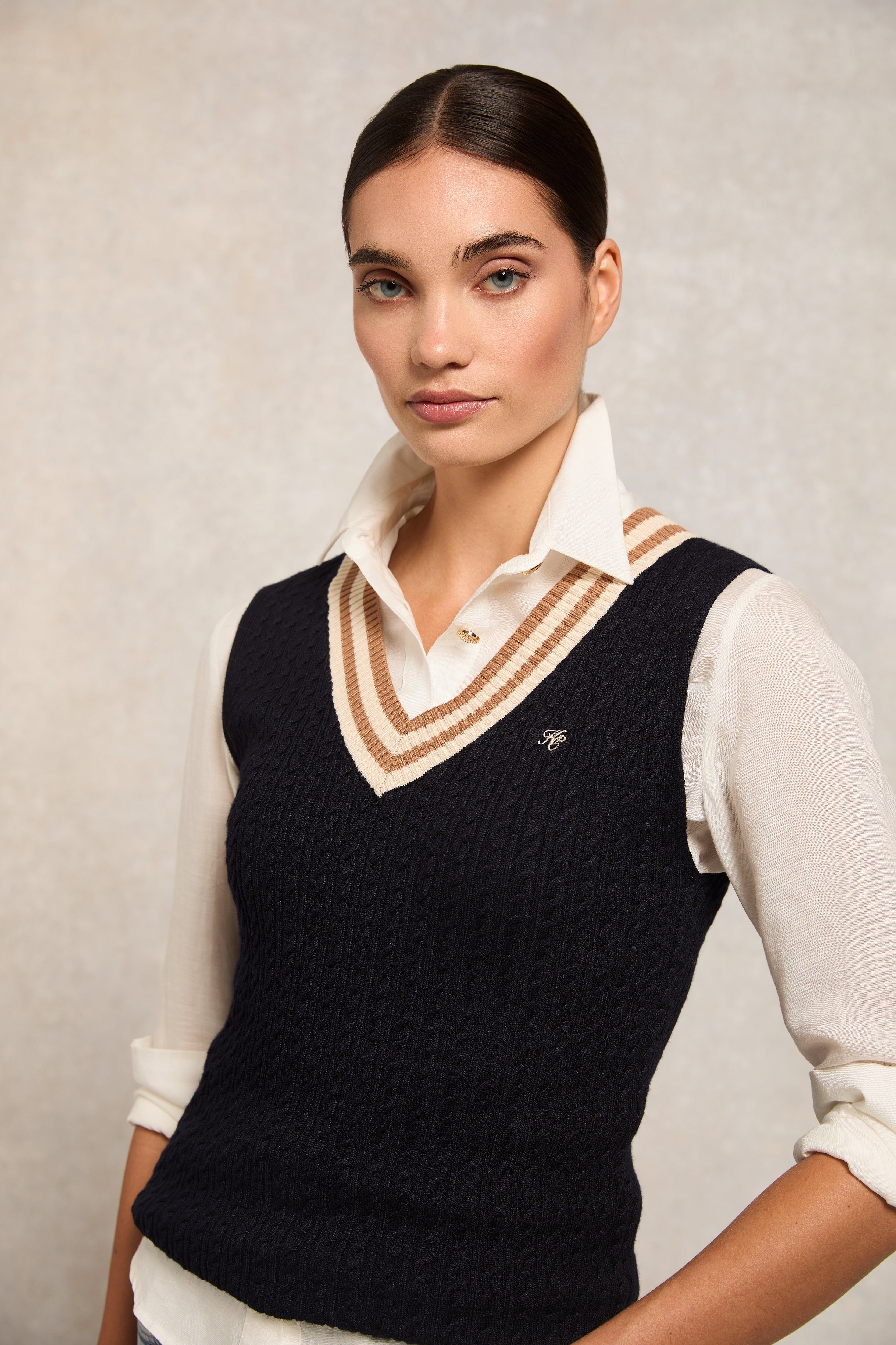 Zoe Sleeveless Tank -   ink navy -  XL - View 75