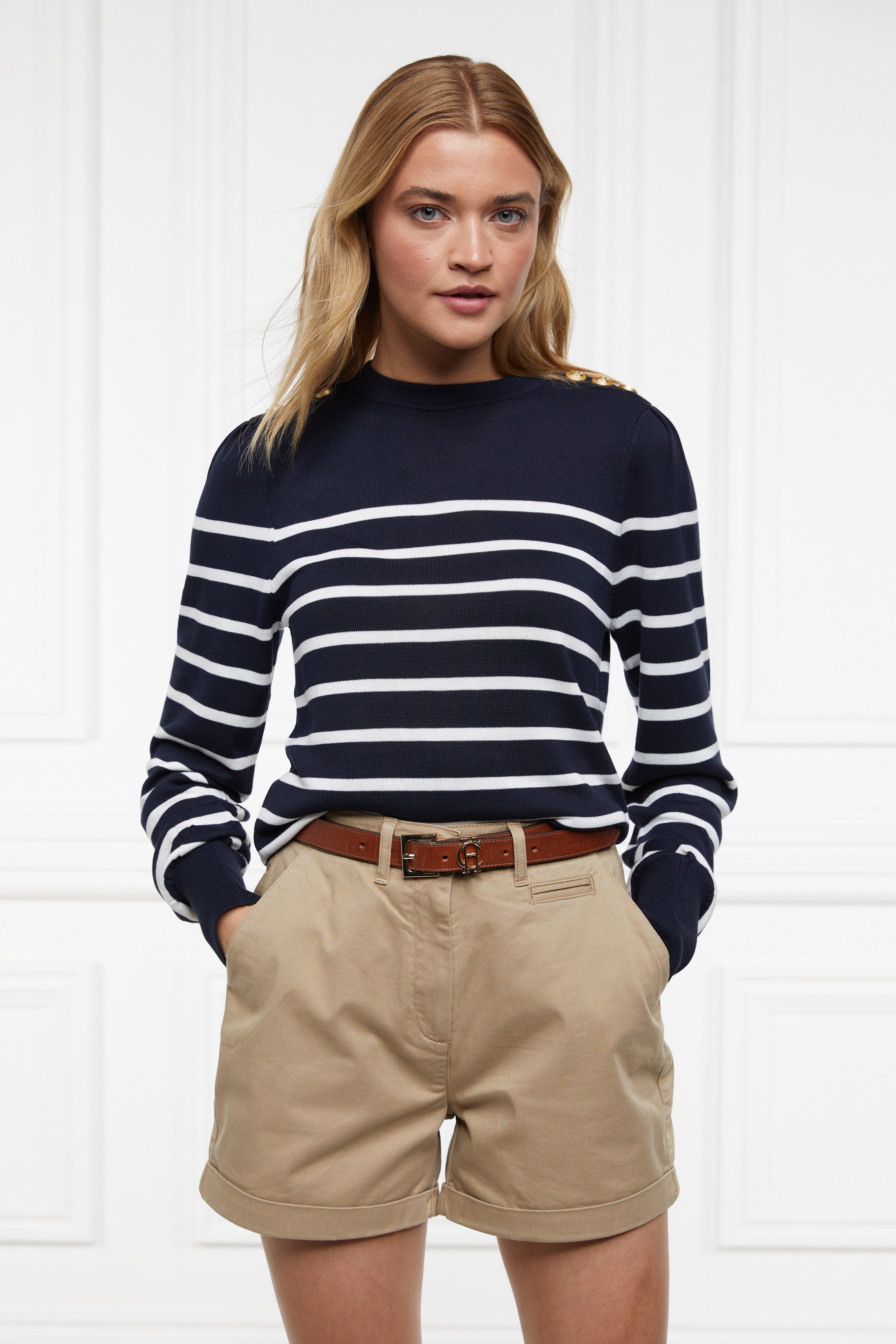 Holland Cooper Arnesby Chino Short-OUTLET #Colour_stone