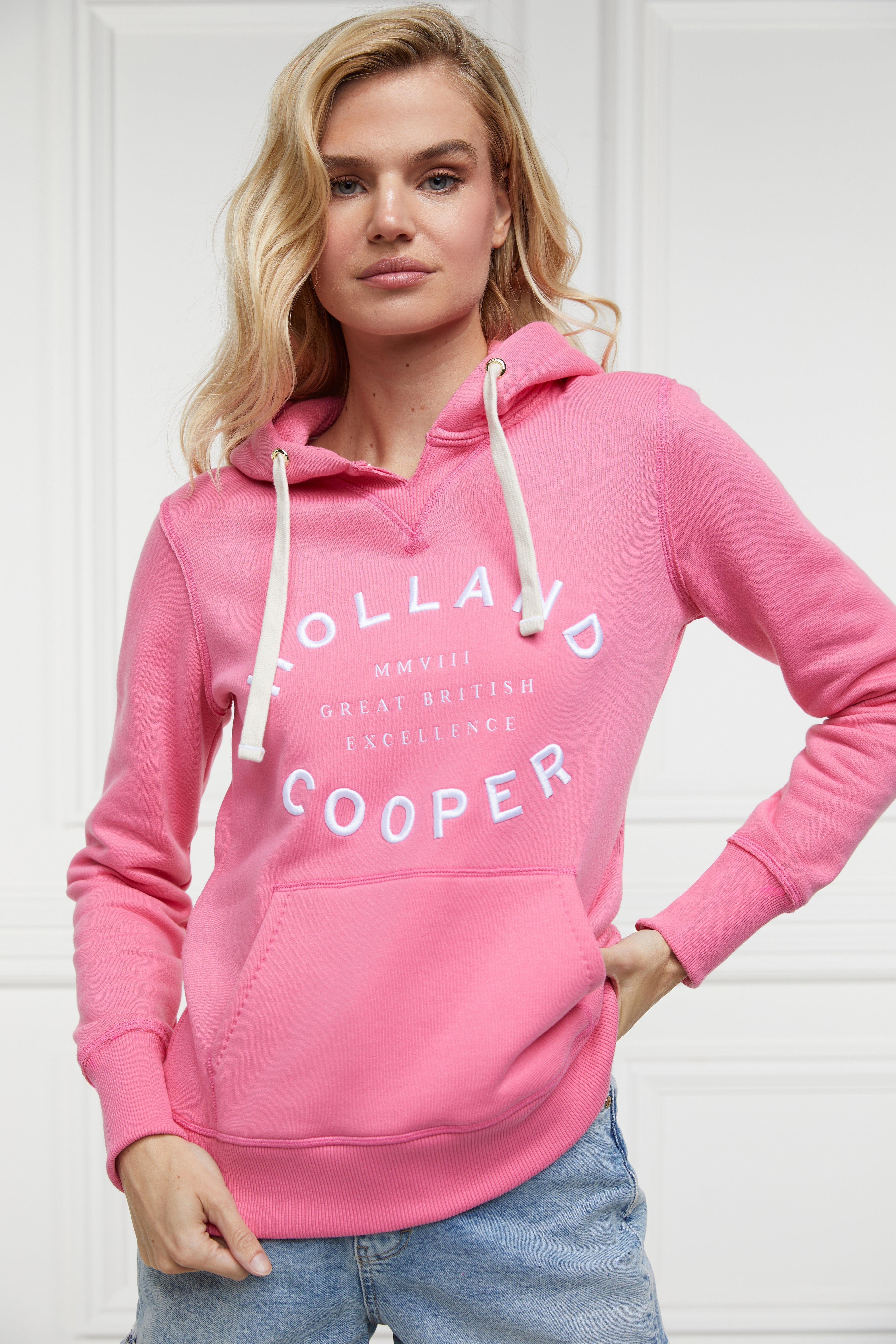 Varsity Hoodie -   peony pink -  XL