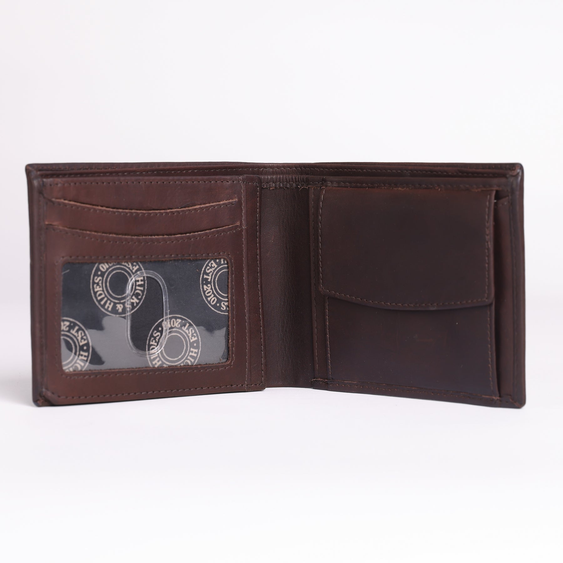 Hicks & Hides Brown 12 Bore Wallet #Colour_Brown