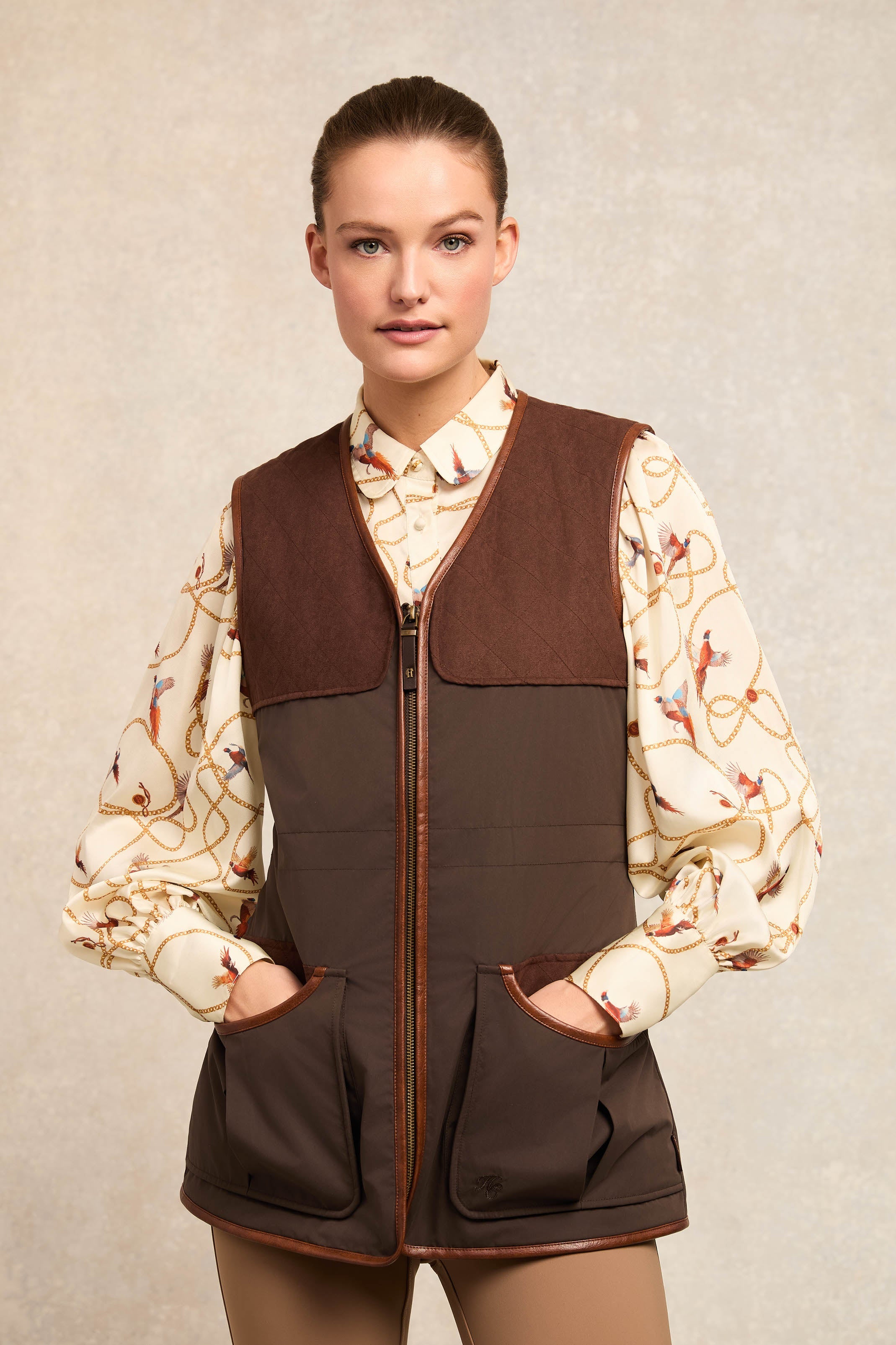 Clay Vest -    chocolate -  XS