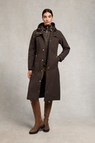 Holland Cooper Folgate Rain Coat #Colour_Chocolate