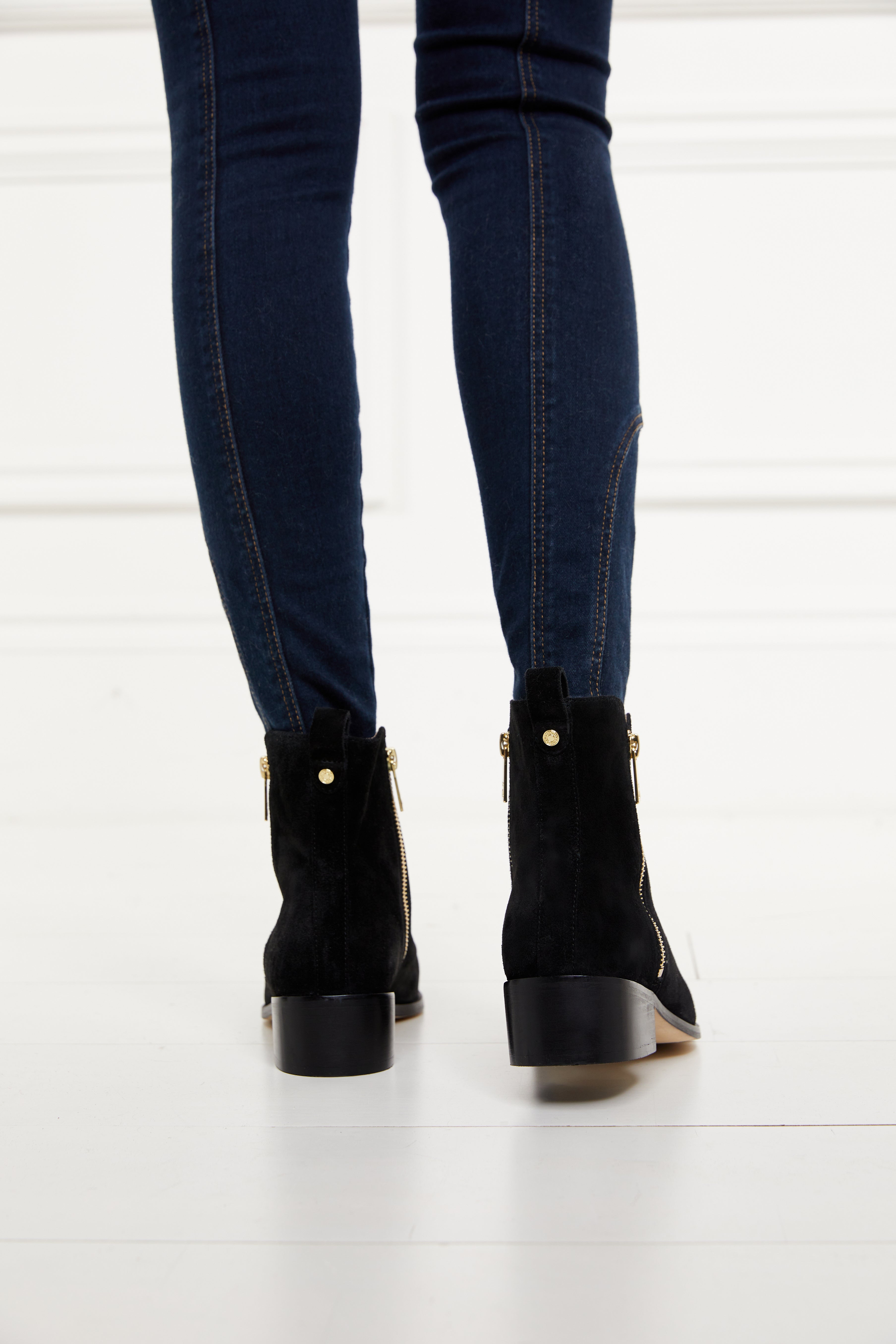 Holland Cooper Zip Chelsea #Colour_Matte Black
