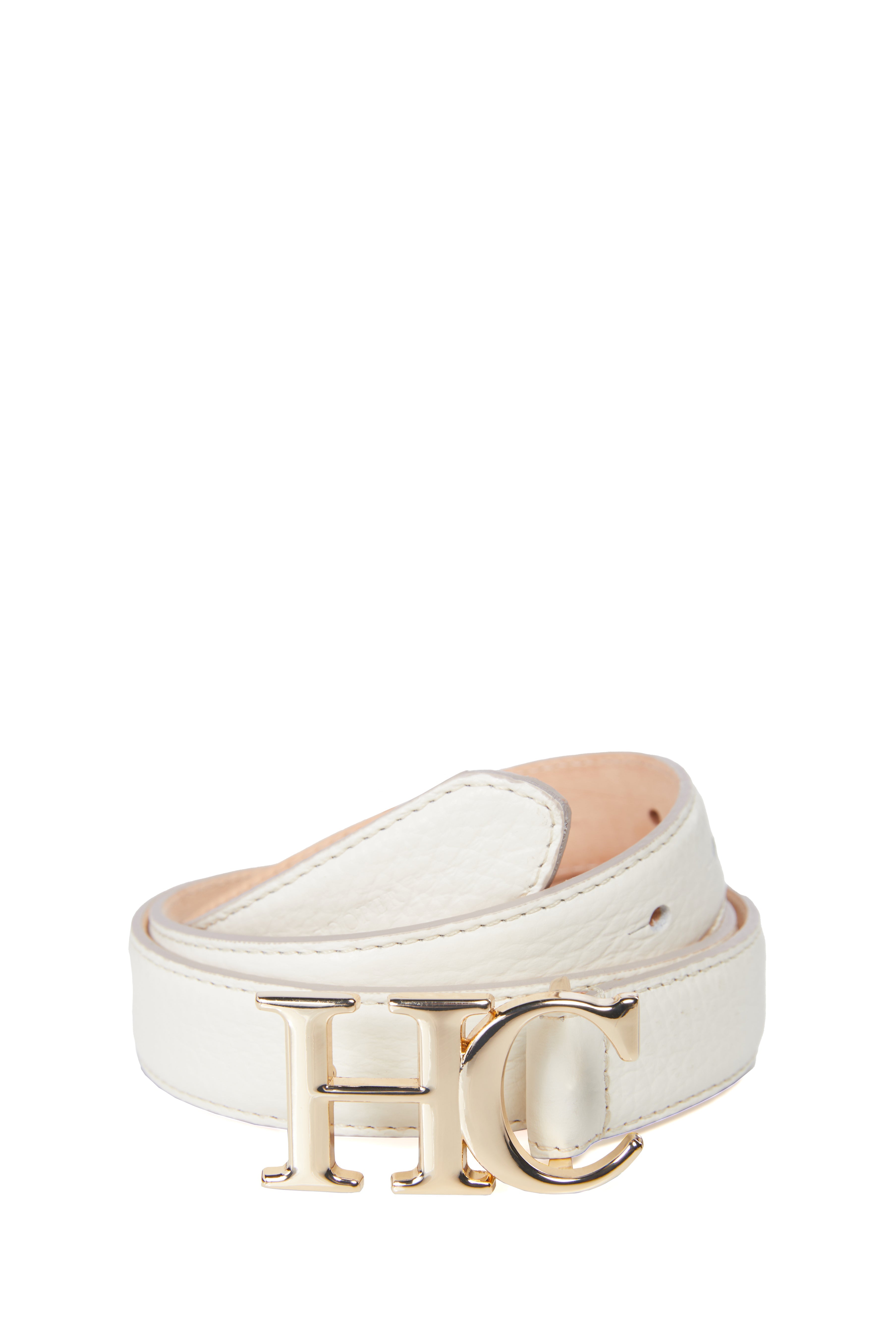 Atelier Slim Logo Belt -   off white -  L - View 43