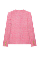 Holland Cooper Pink Pop Boucle Chelsea Jacket Boucle #Colour_Pink Pop Boucle