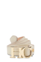 Holland Cooper Cream Atelier Slim Belt Soft #Colour_Cream