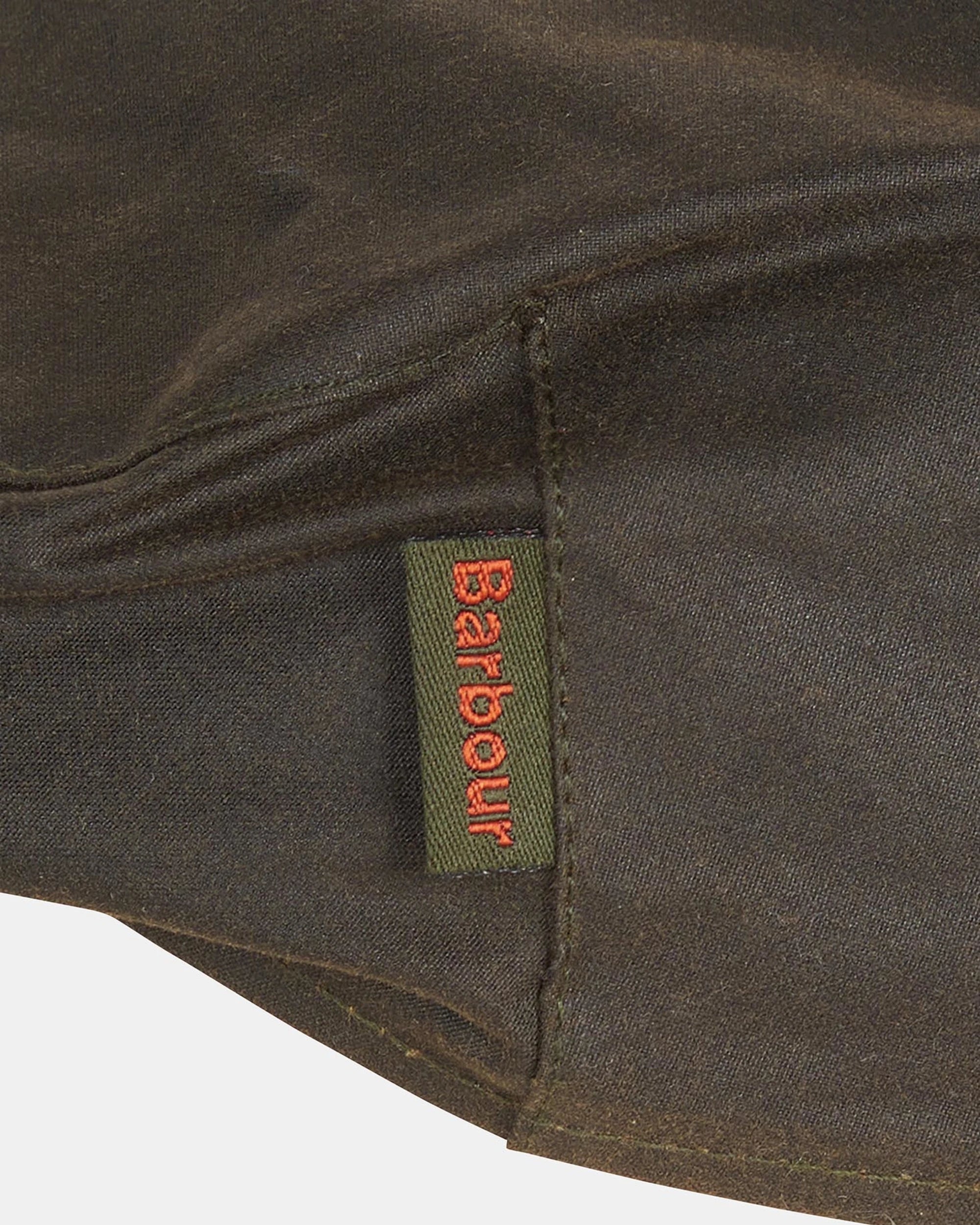 Barbour Cheviot Wax Flat Cap #Colour_Olive