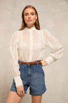 Utility Denim Shorts -    denim - 16