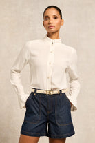 Holland Cooper Cream Atelier Slim Belt Soft #Colour_Cream