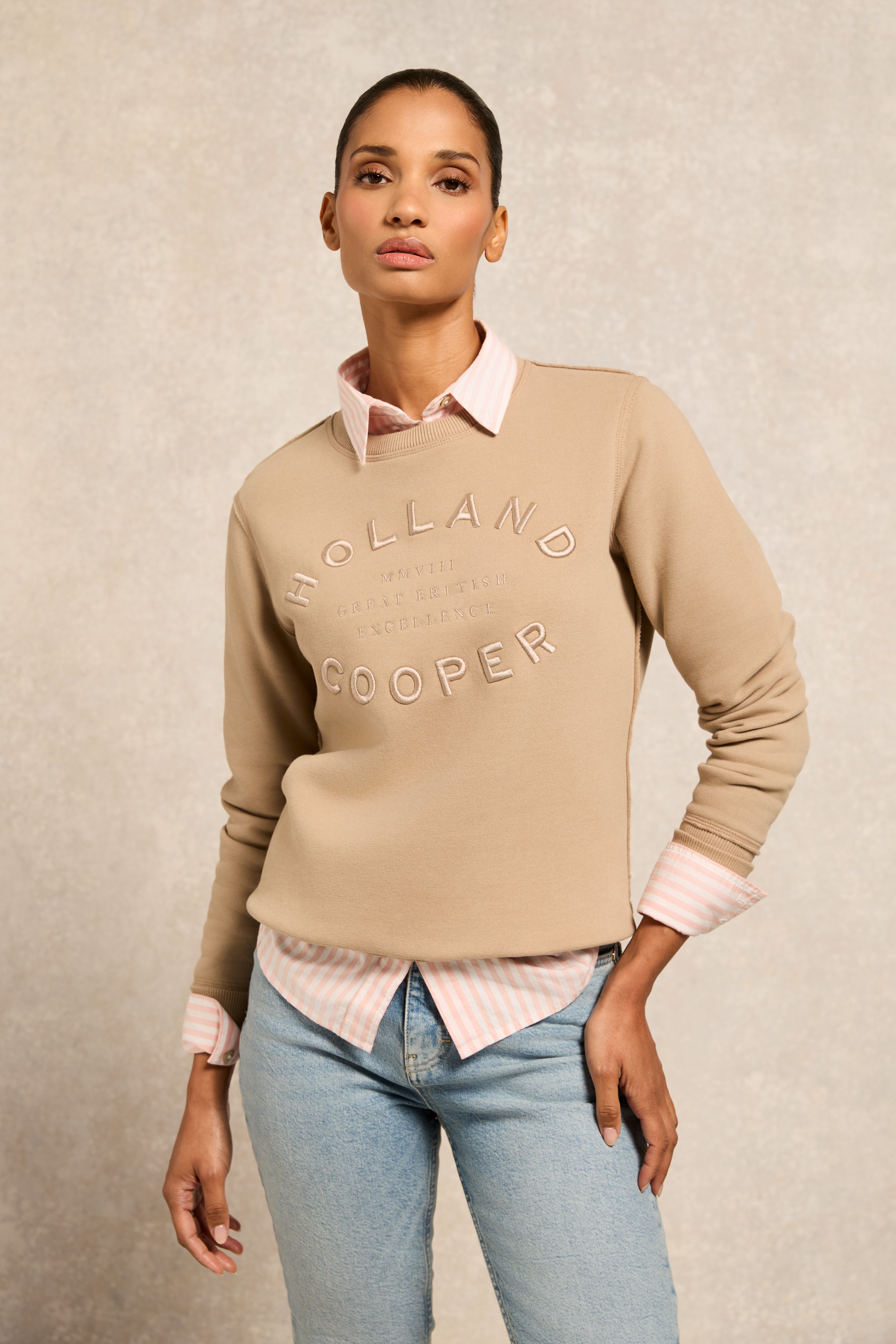 Varsity Crew -    oatmeal -  XL - View 154