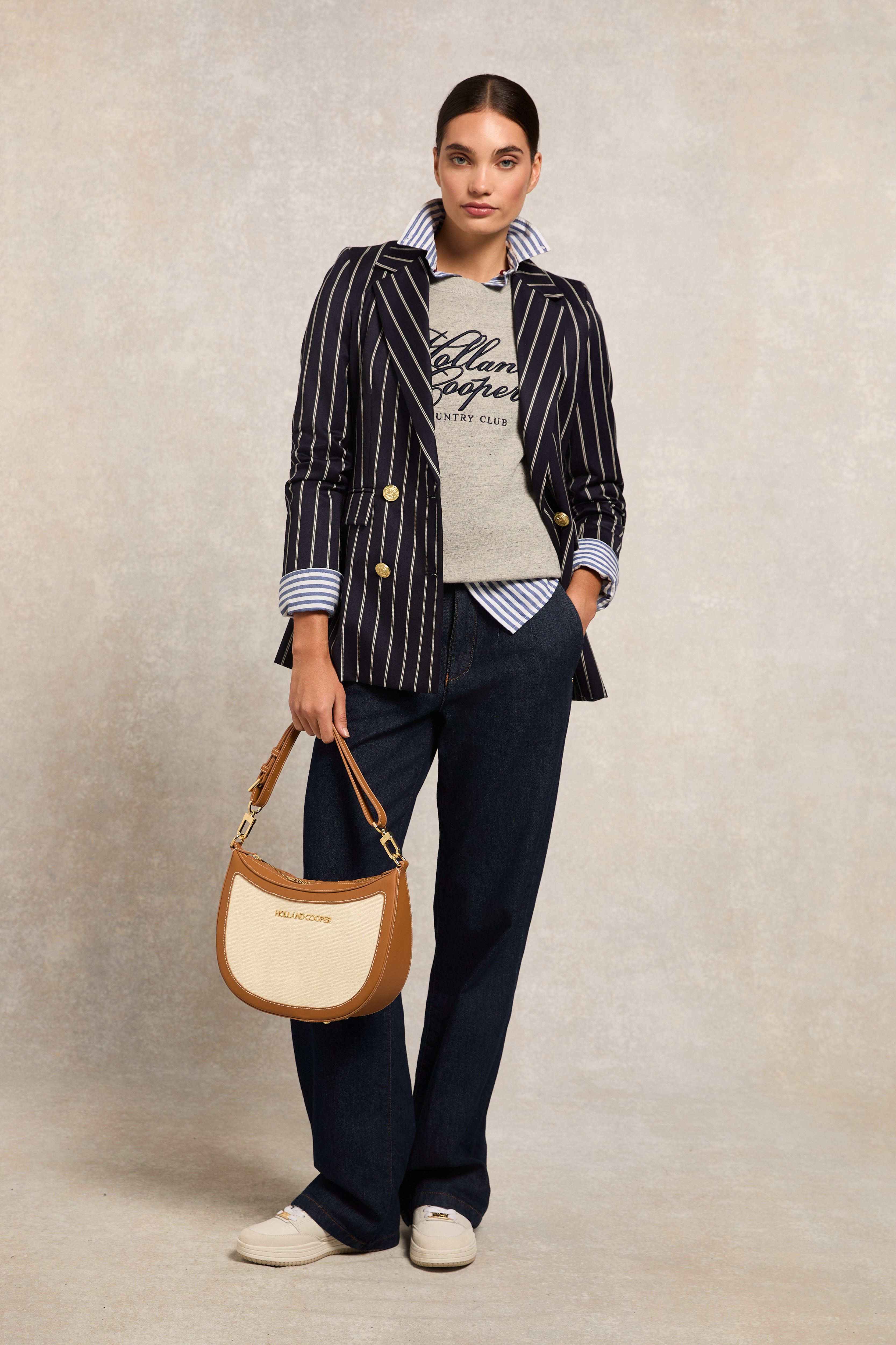 Country Club Crew Sweat -   grit marl -  XL - View 68