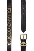Abbot Leather Belt -   black gold -  L - View 21