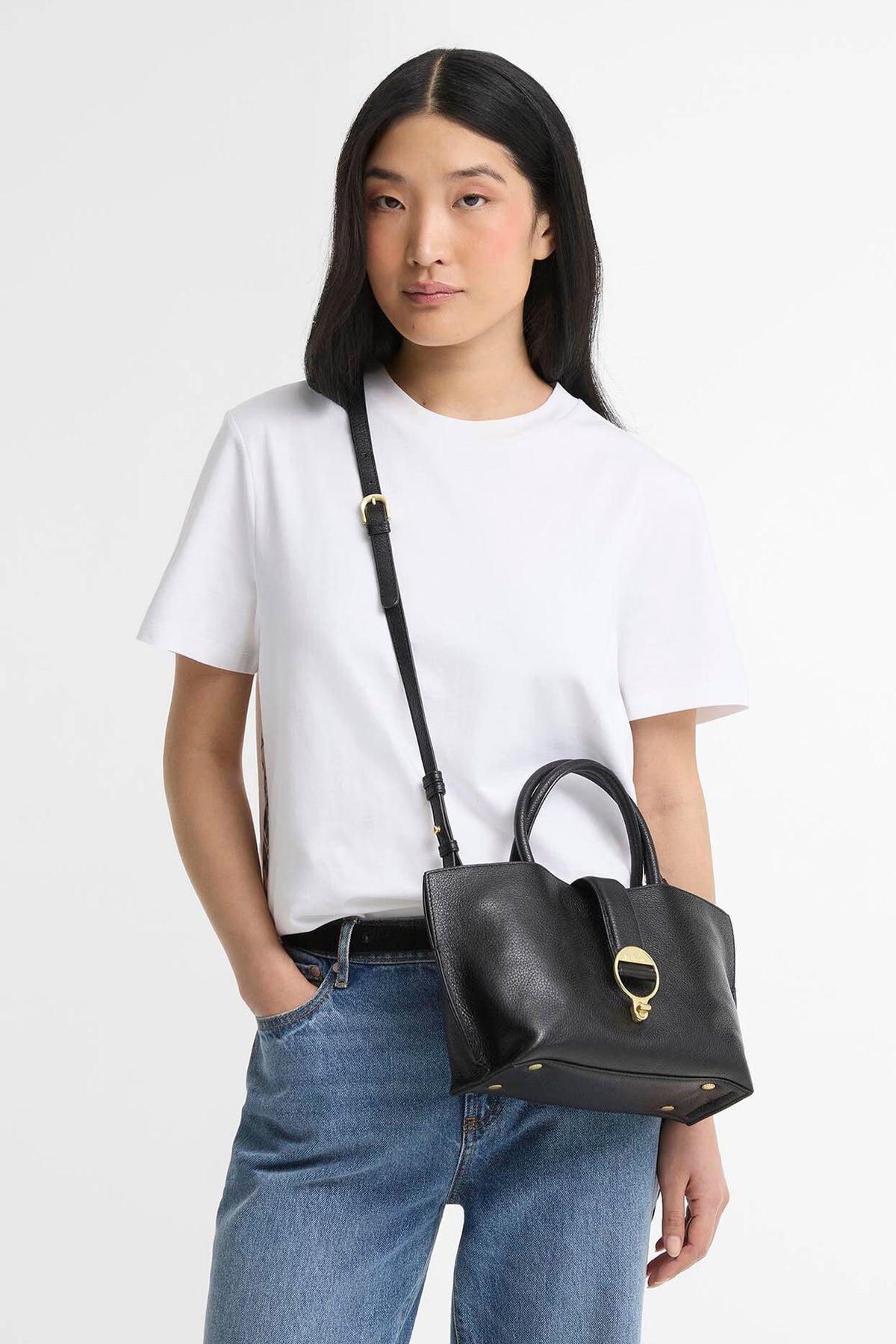 Alder Mini Leather Tote Bag