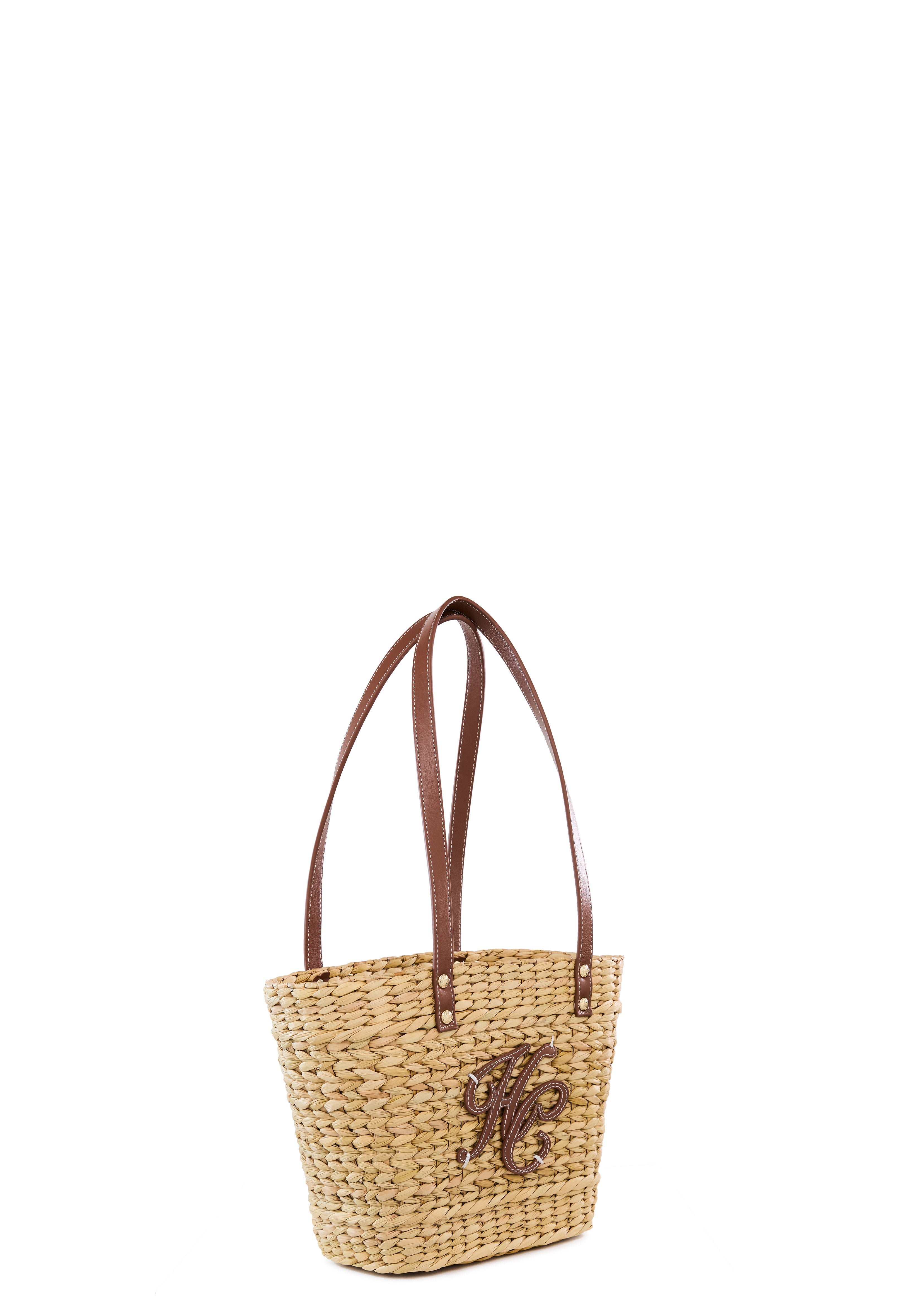 Amalfi Mini Basket Bag -   natural tan - View 4