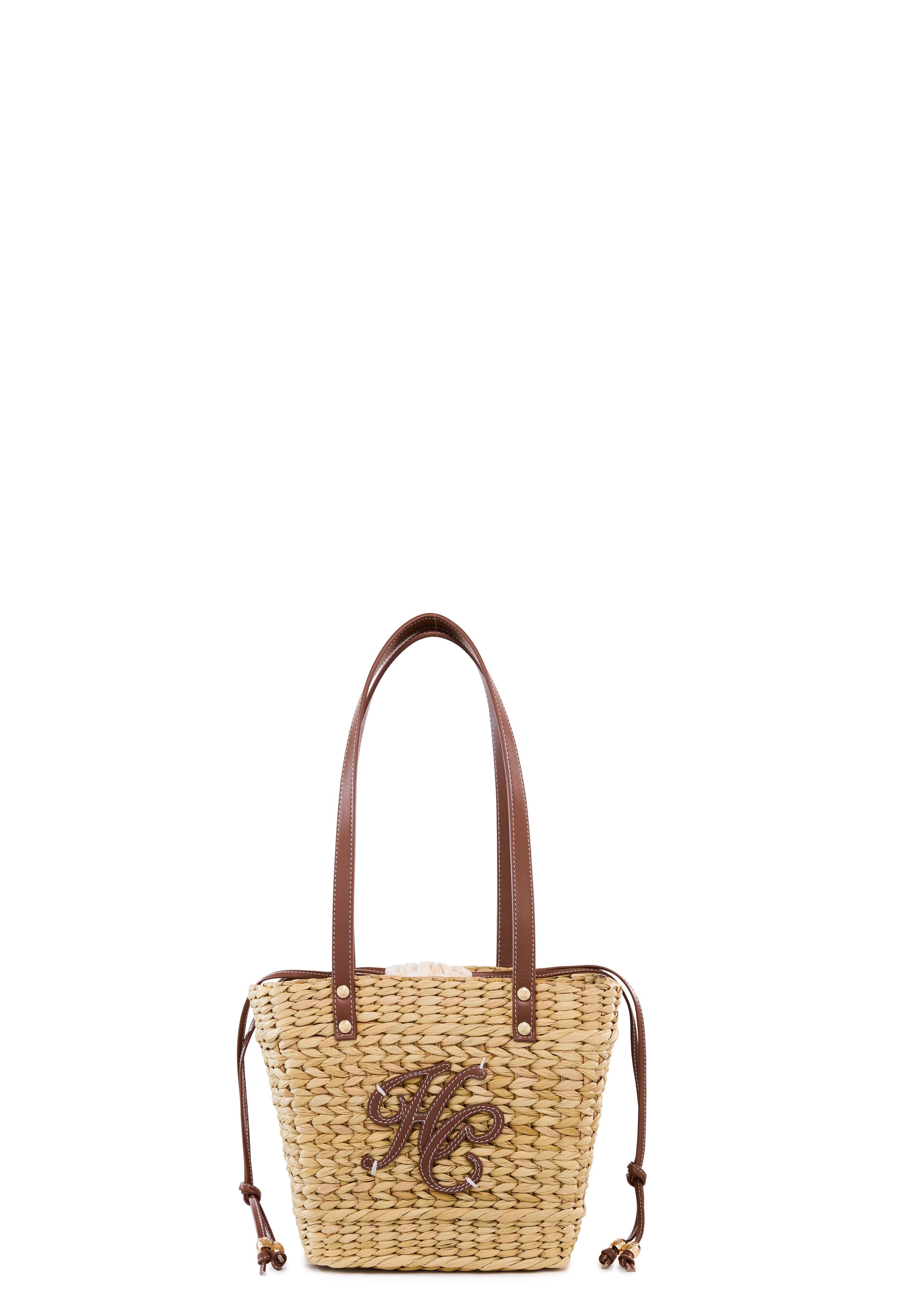 Amalfi Mini Basket Bag -   natural tan - View 1