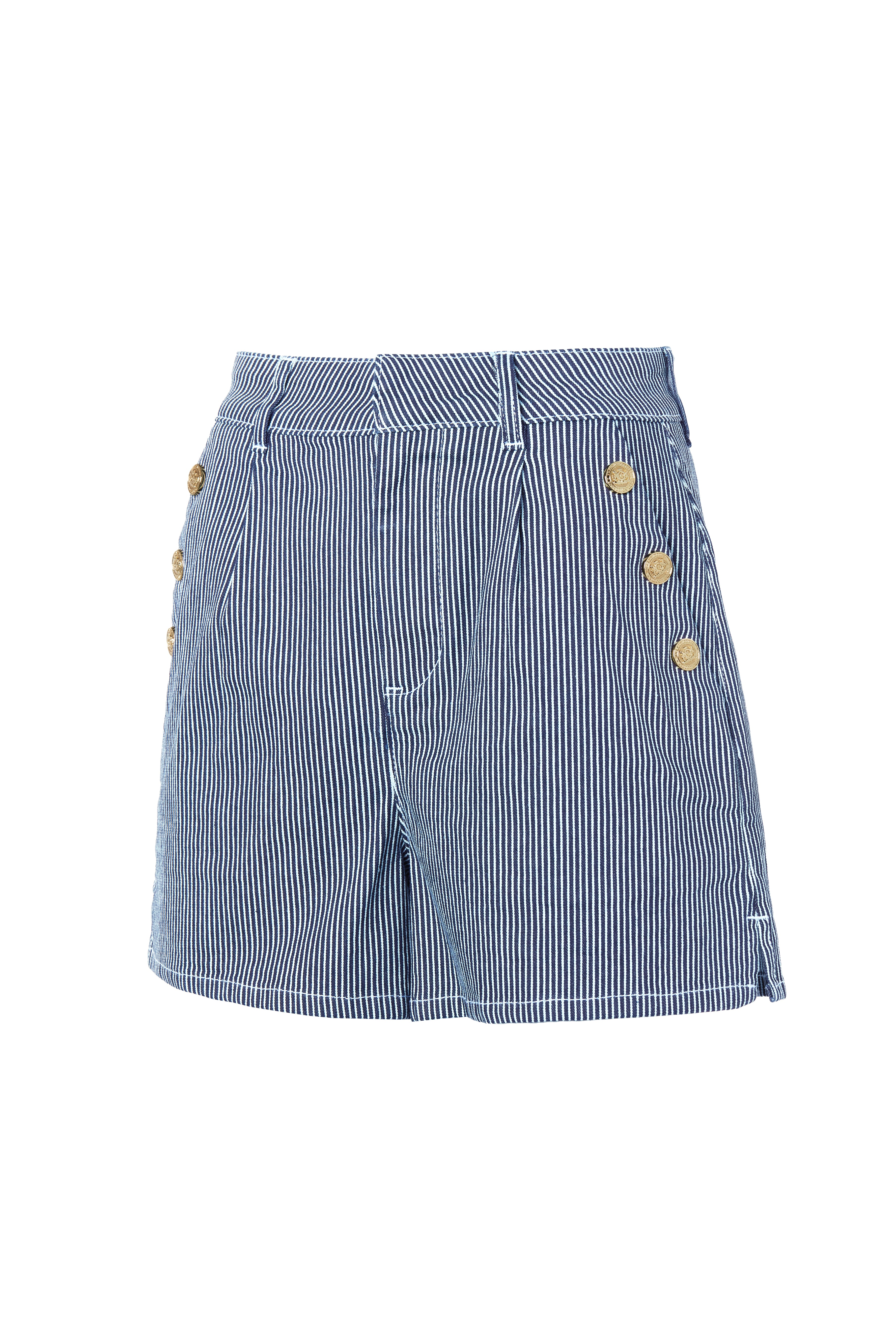 Holland Cooper Navy Stripe Amoria Short #Colour_Navy Stripe