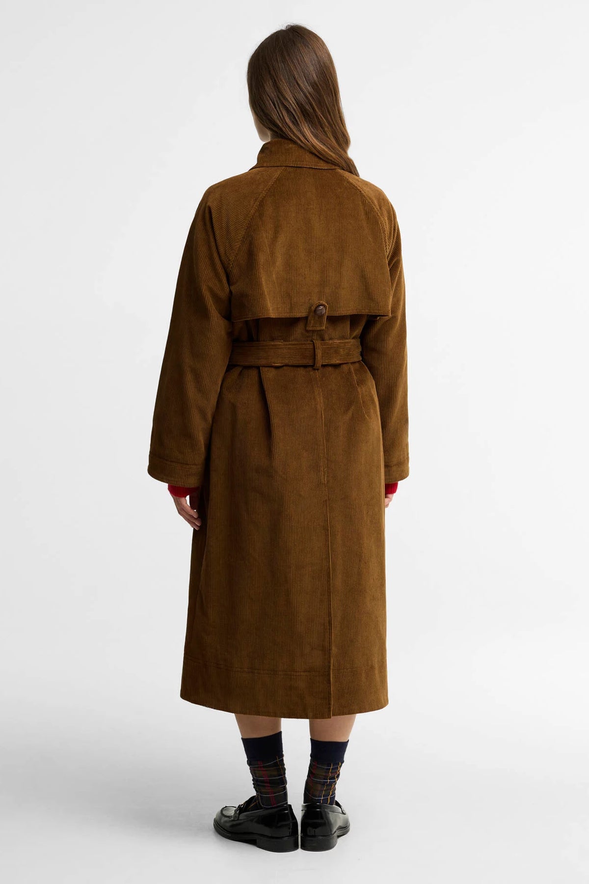 Antonella Cord Trench Casual Jacket