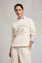 Holland Cooper Ecru Appaloosa Crew Neck Sweat #Colour_Ecru