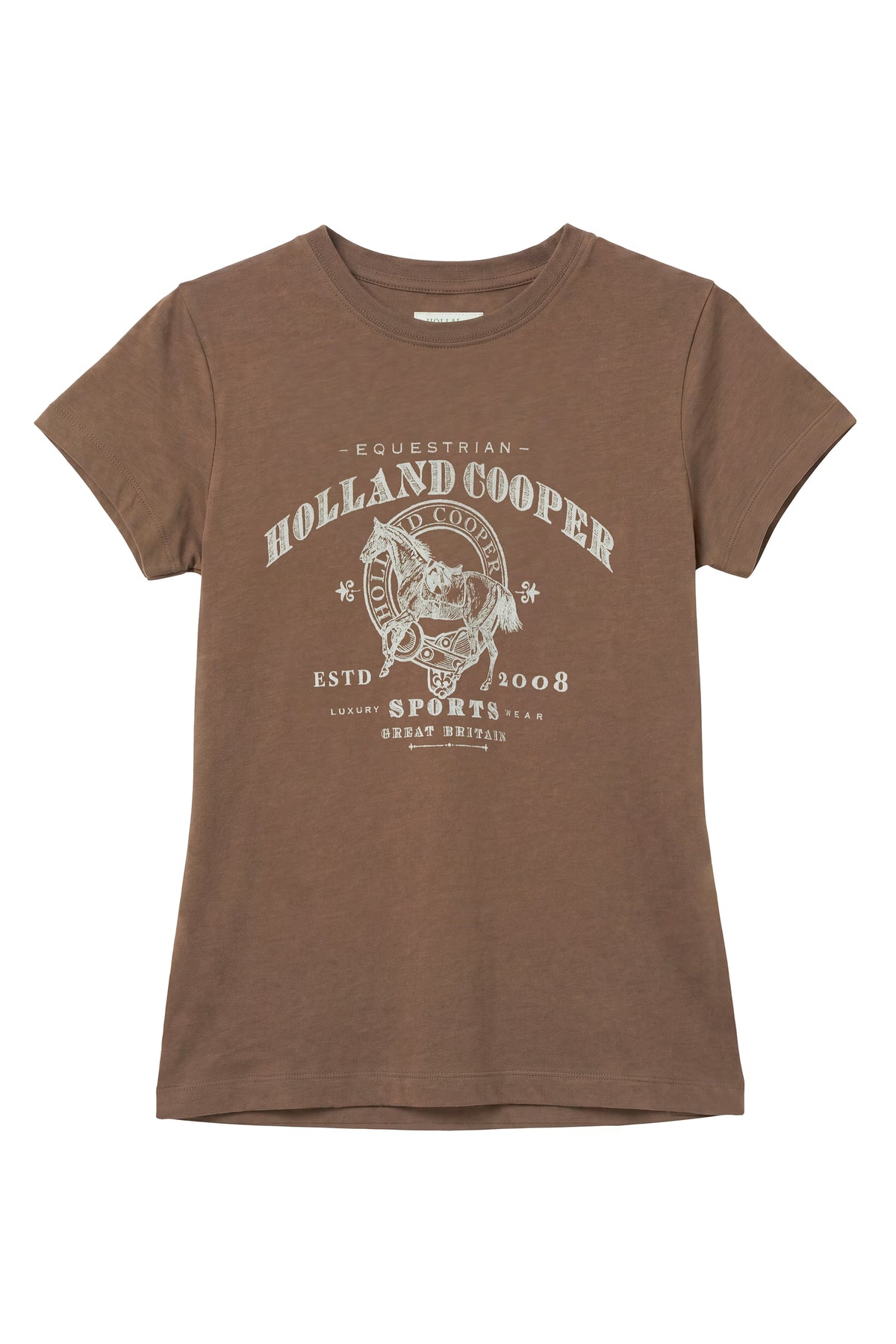 Holland Cooper Appaloosa Tee #Colour_Chestnut