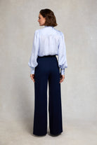 Holland Cooper Sky Stripe Ariella Blouse #Colour_Sky Stripe