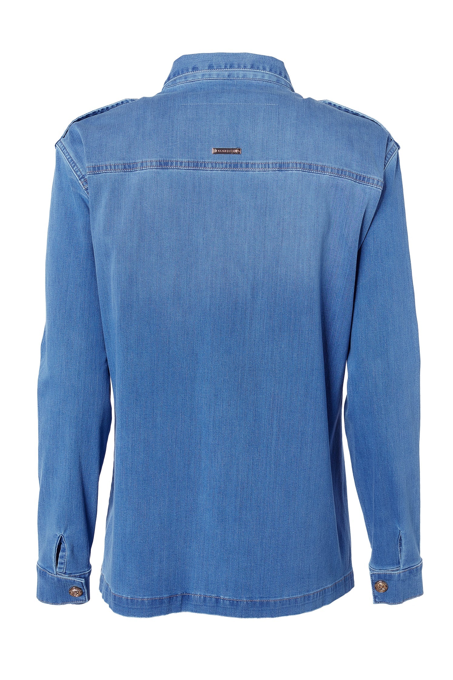 Holland Cooper Denim Artillery Jacket #Colour_Denim