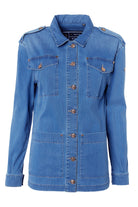 Holland Cooper Denim Artillery Jacket #Colour_Denim