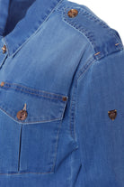 Holland Cooper Denim Artillery Jacket #Colour_Denim