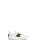 Fairfax & Favor Clover Green/Tan Platform Alexandra Trainer #Colour_Clover Green/Tan