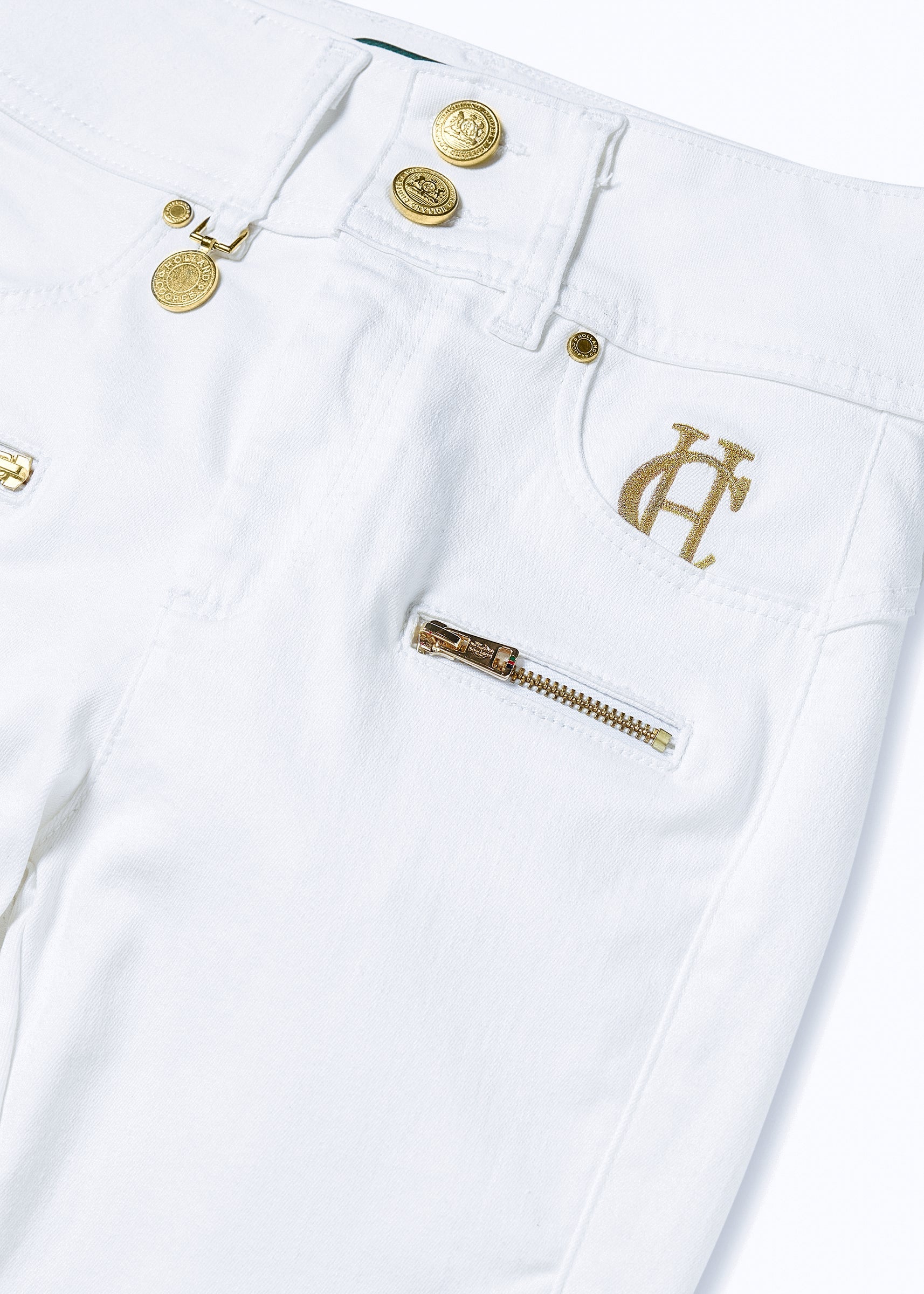 Holland Cooper Biker Jean #Colour_Optic White