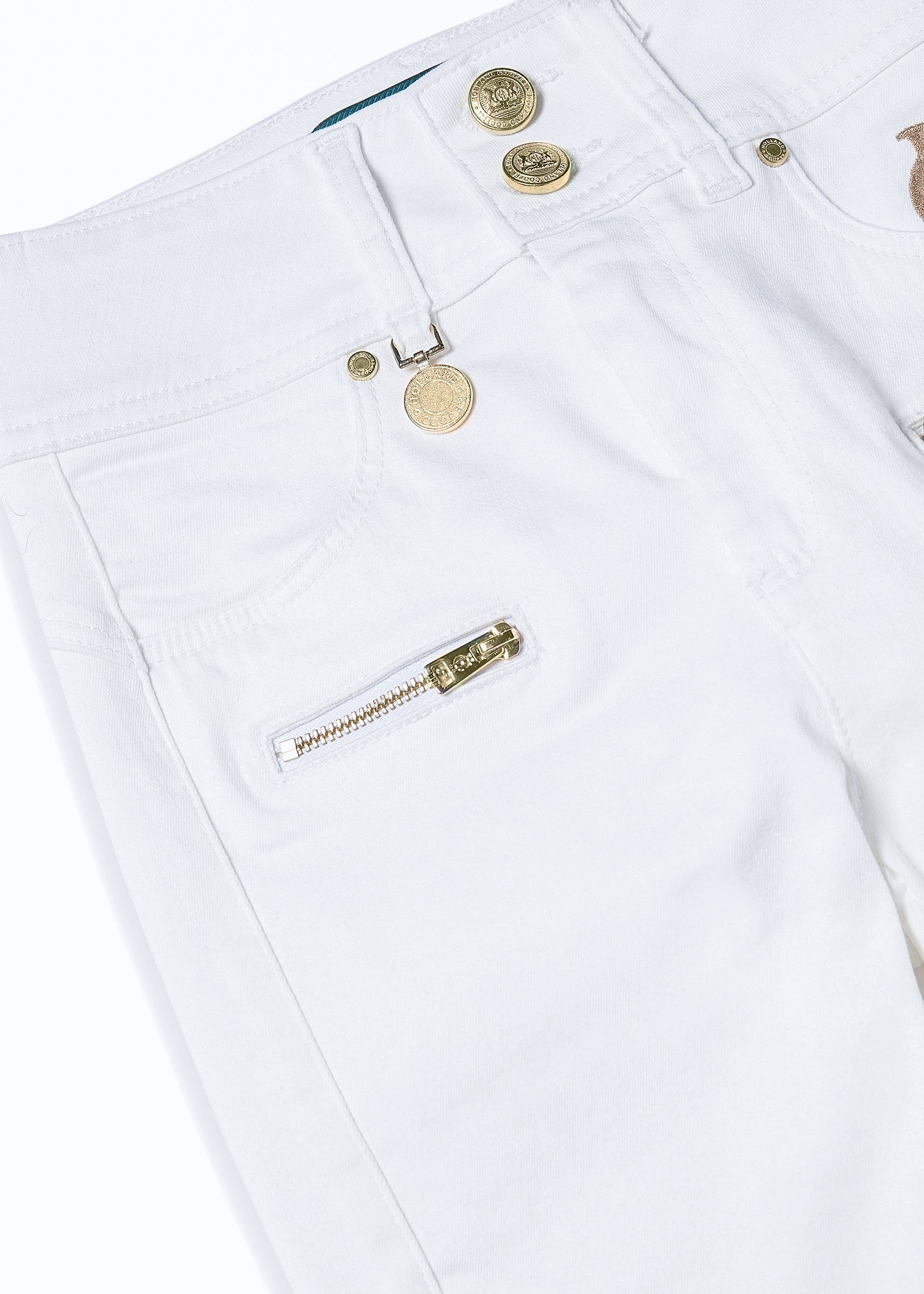 Holland Cooper Biker Jean #Colour_Optic White