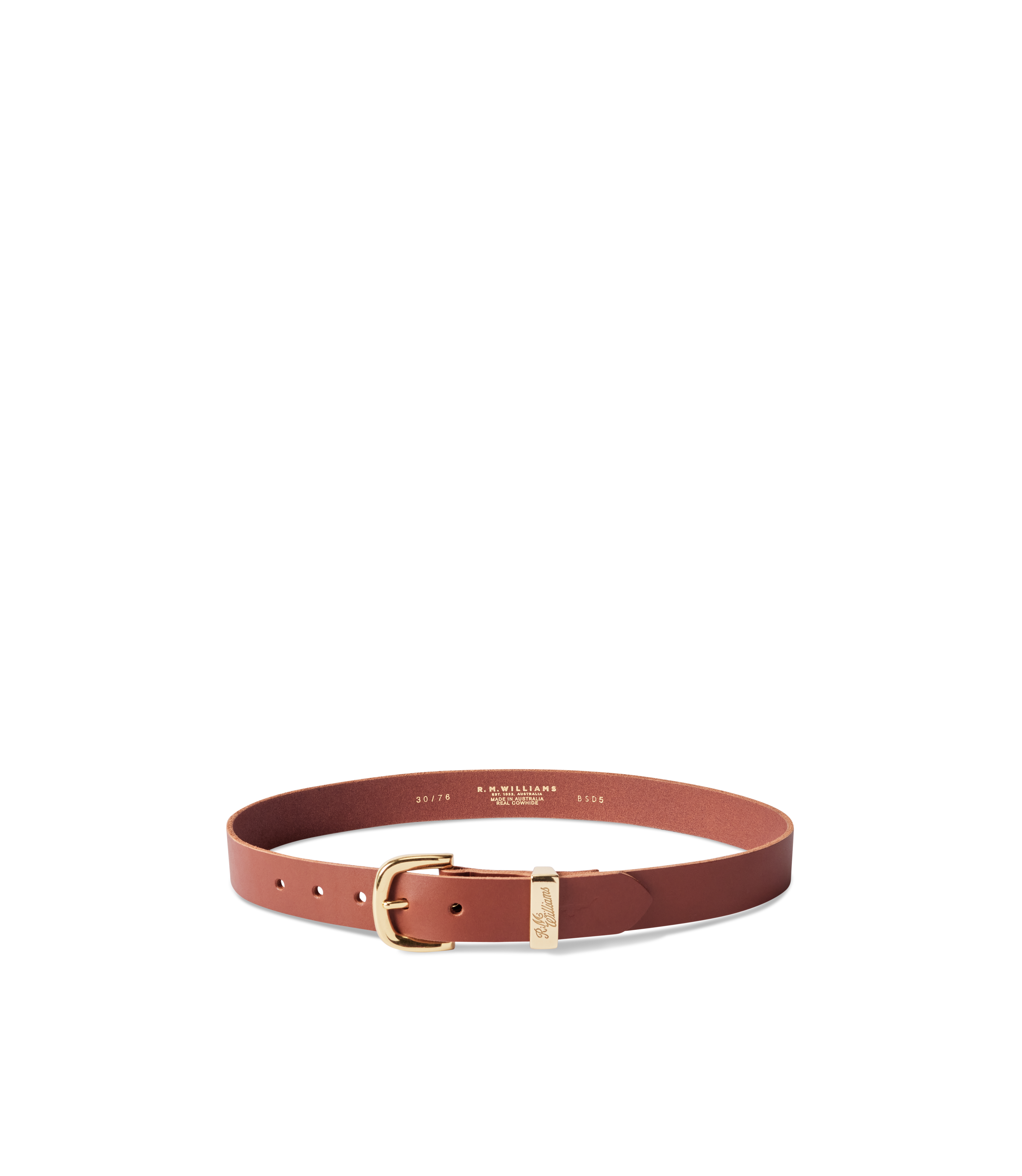 R.M. Williams Caramel Allora Belt #Colour_Caramel