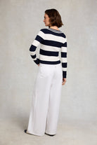 Holland Cooper Ink Navy Stripe Badminton Knit #Colour_Ink Navy Stripe