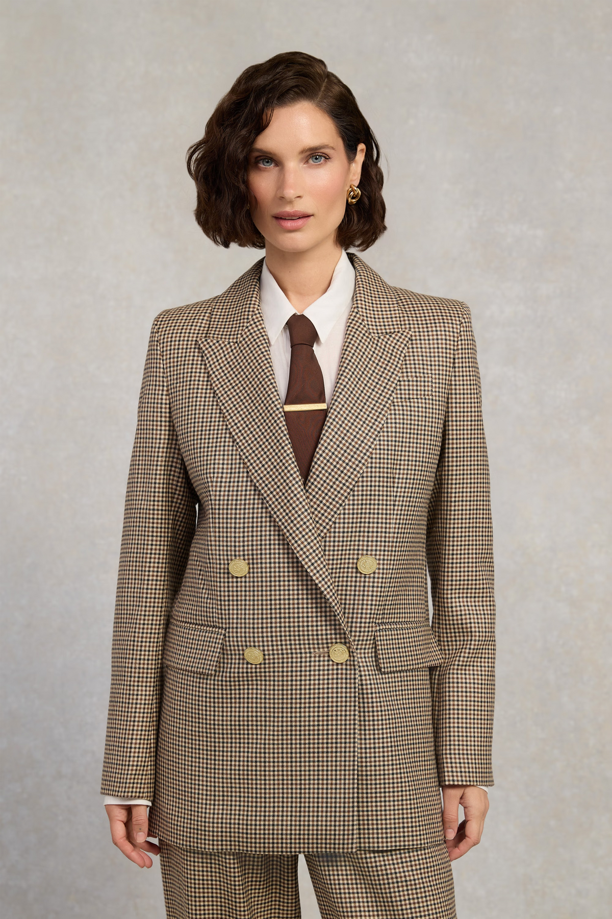 Holland Cooper Belgravia Blazer #Colour_Westminster Tweed