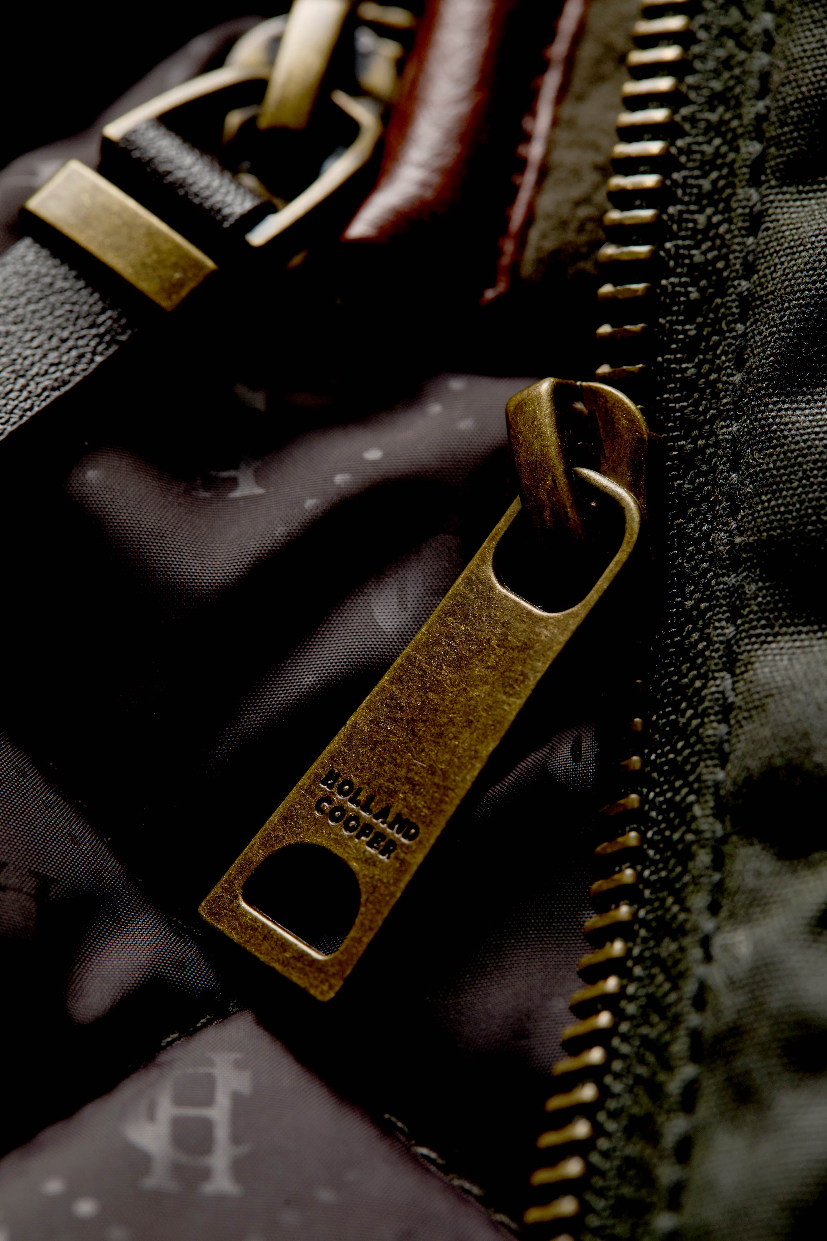 Belted Waxed Jacket -   dark olive -  XL - View 52