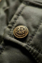 Belted Waxed Jacket -   dark olive -  XL - View 54