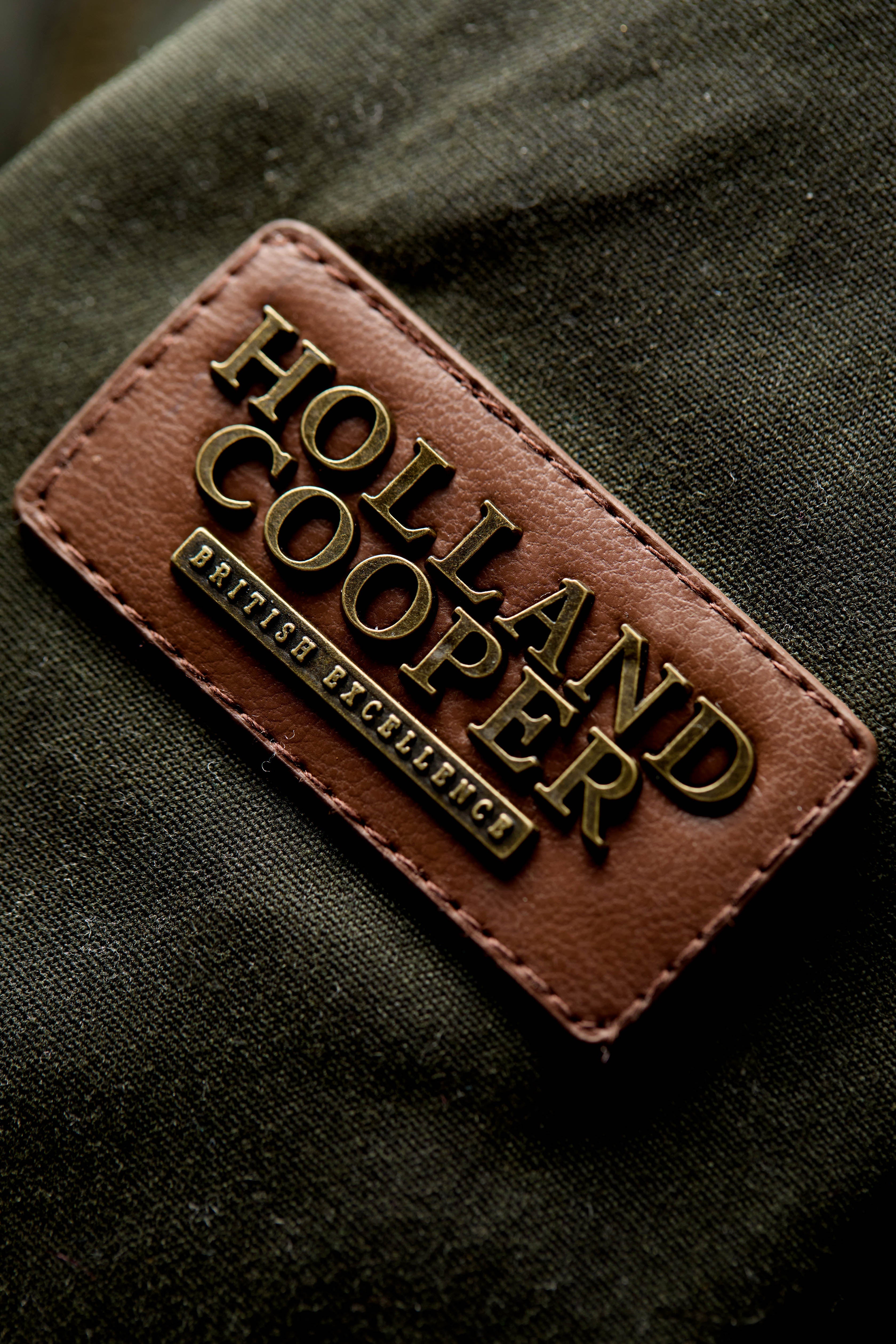 Belted Waxed Jacket -   dark olive -  XL - View 50