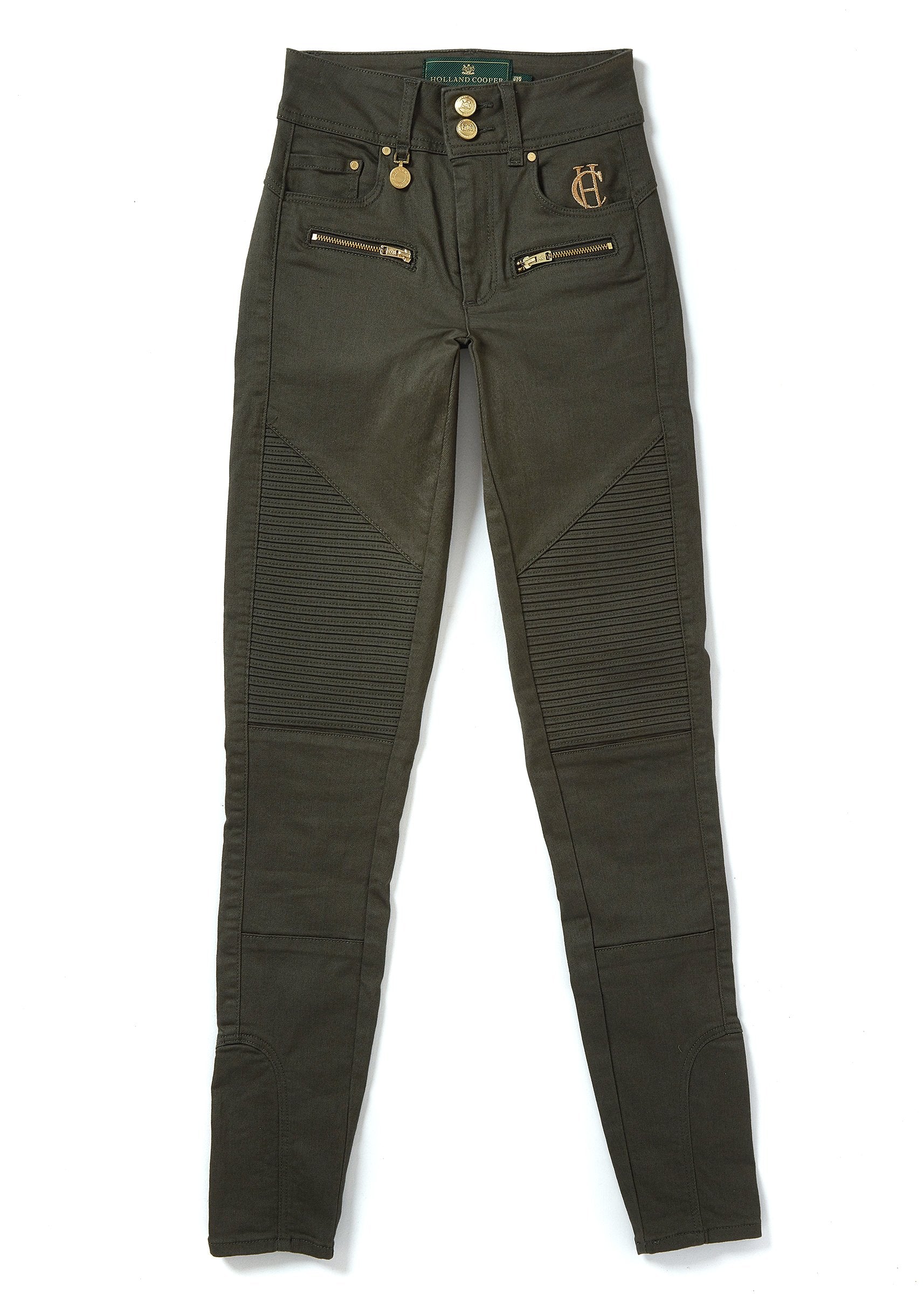 Holland Cooper Biker Jean #Colour_Hunter Green