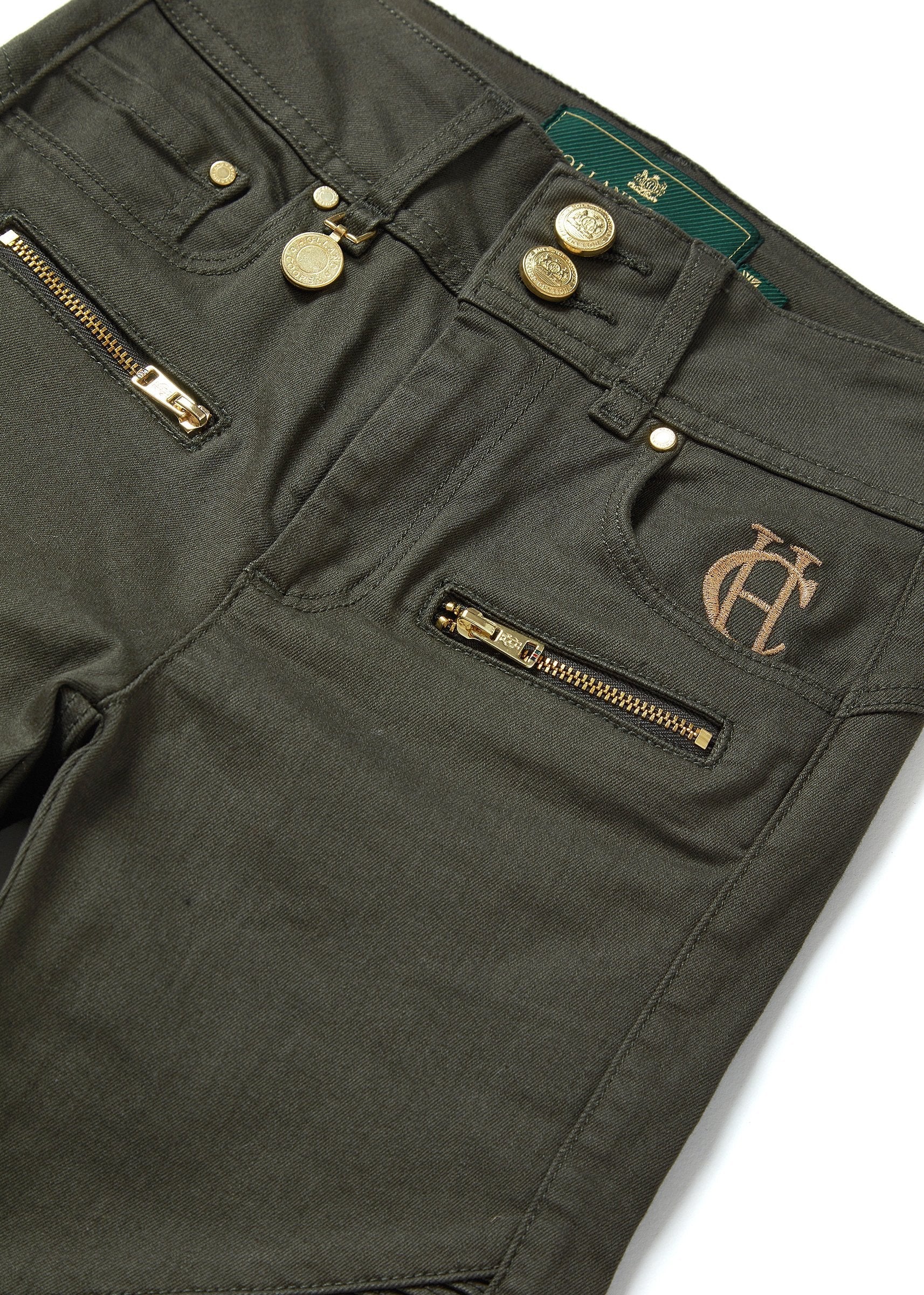 Holland Cooper Biker Jean #Colour_Hunter Green