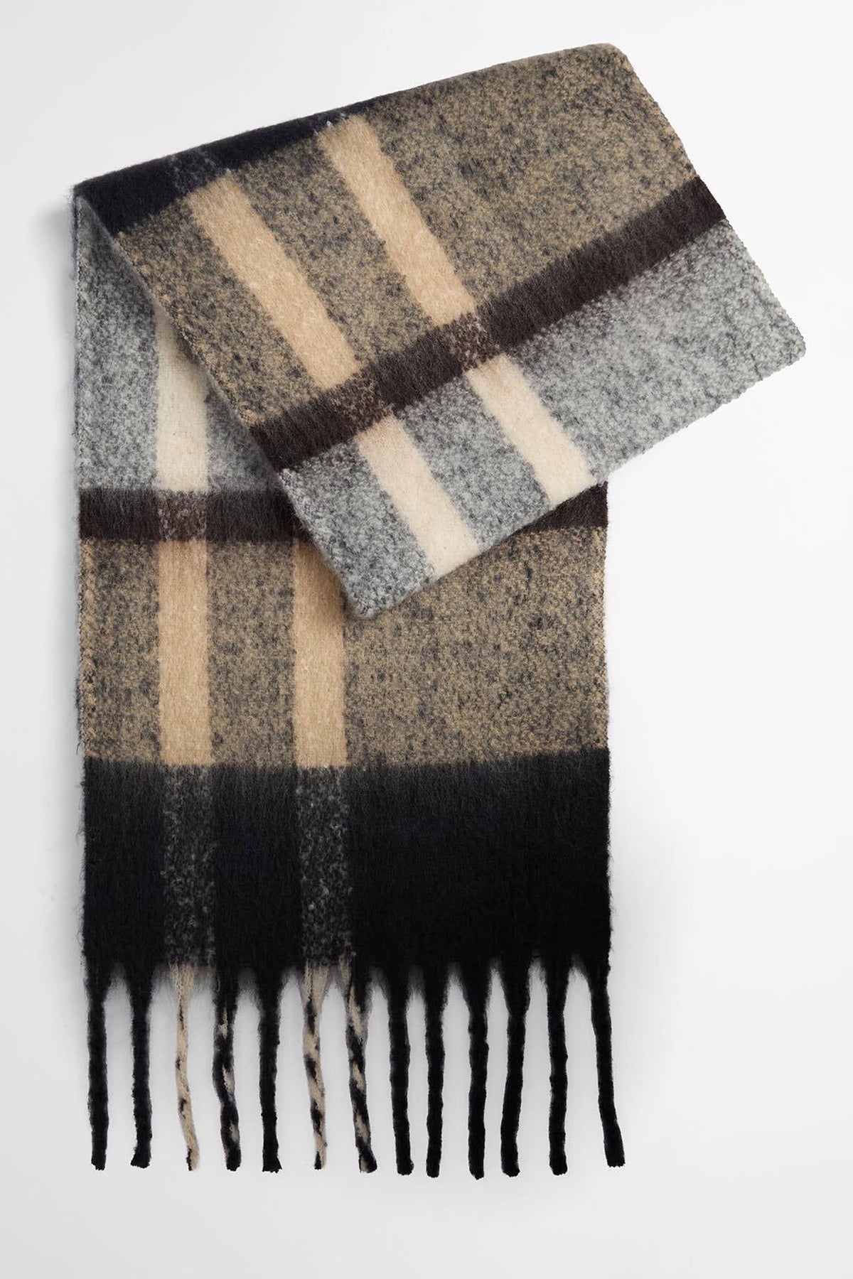 Isla Tartan Boucle Scarf