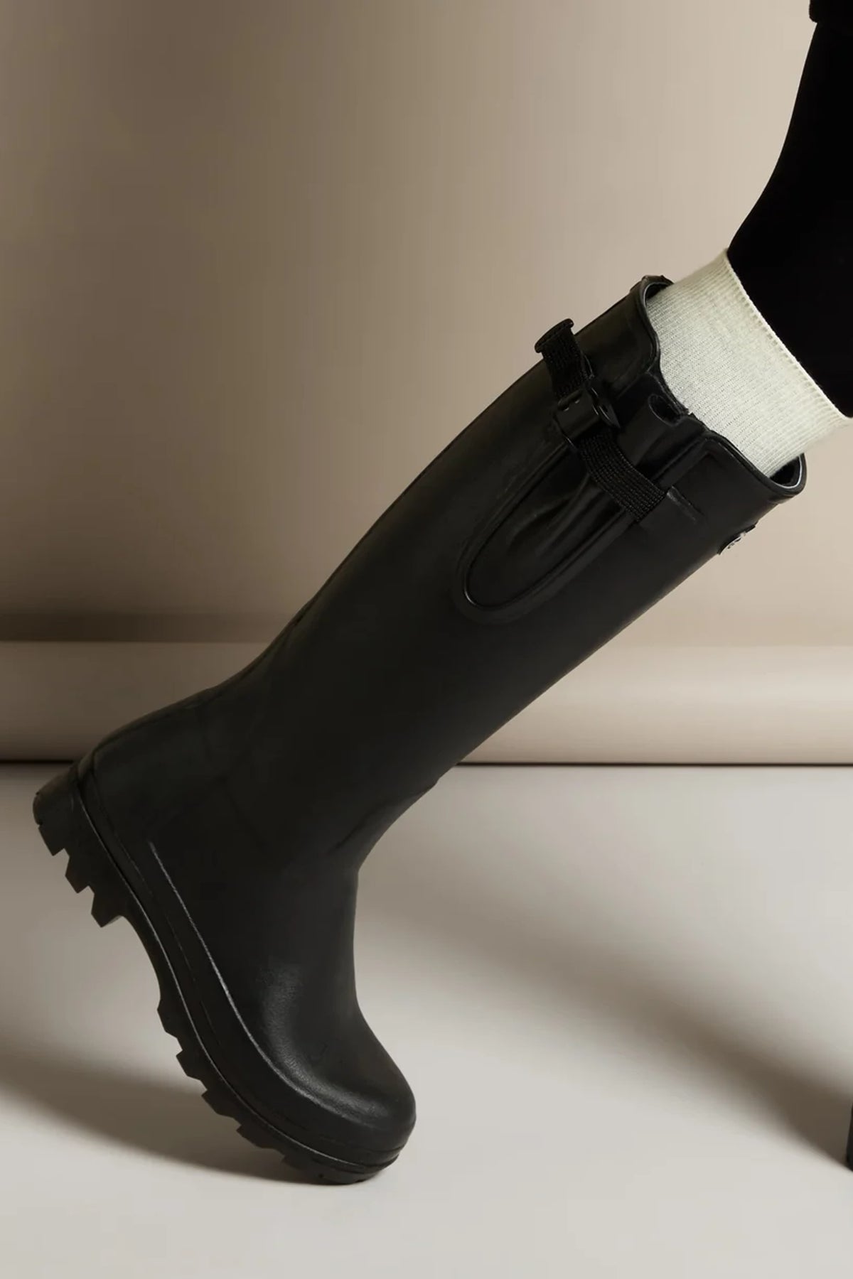 Le Chameau Women's Vierzonord Neoprene Lined Wellington Boot #Colour_Vert Chameau/Black