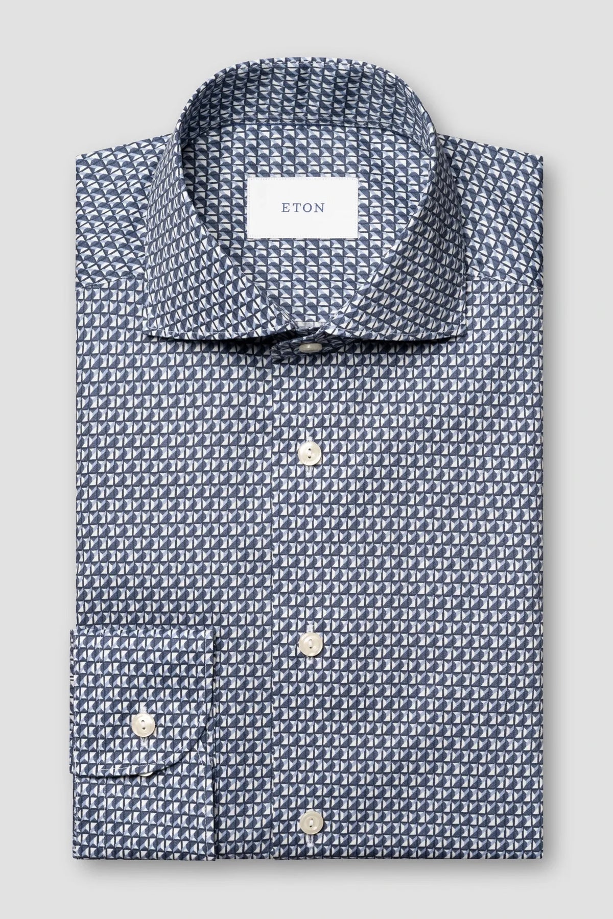 Geometric Signature Twill Shirt