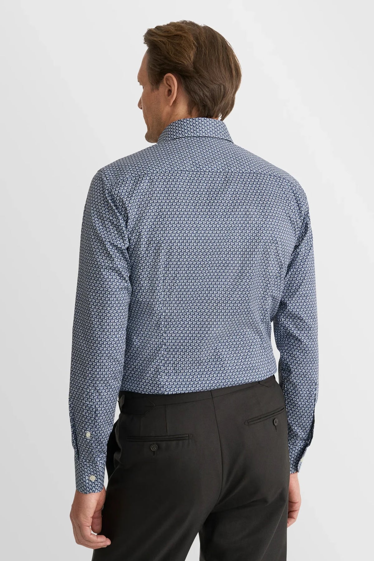 Geometric Signature Twill Shirt