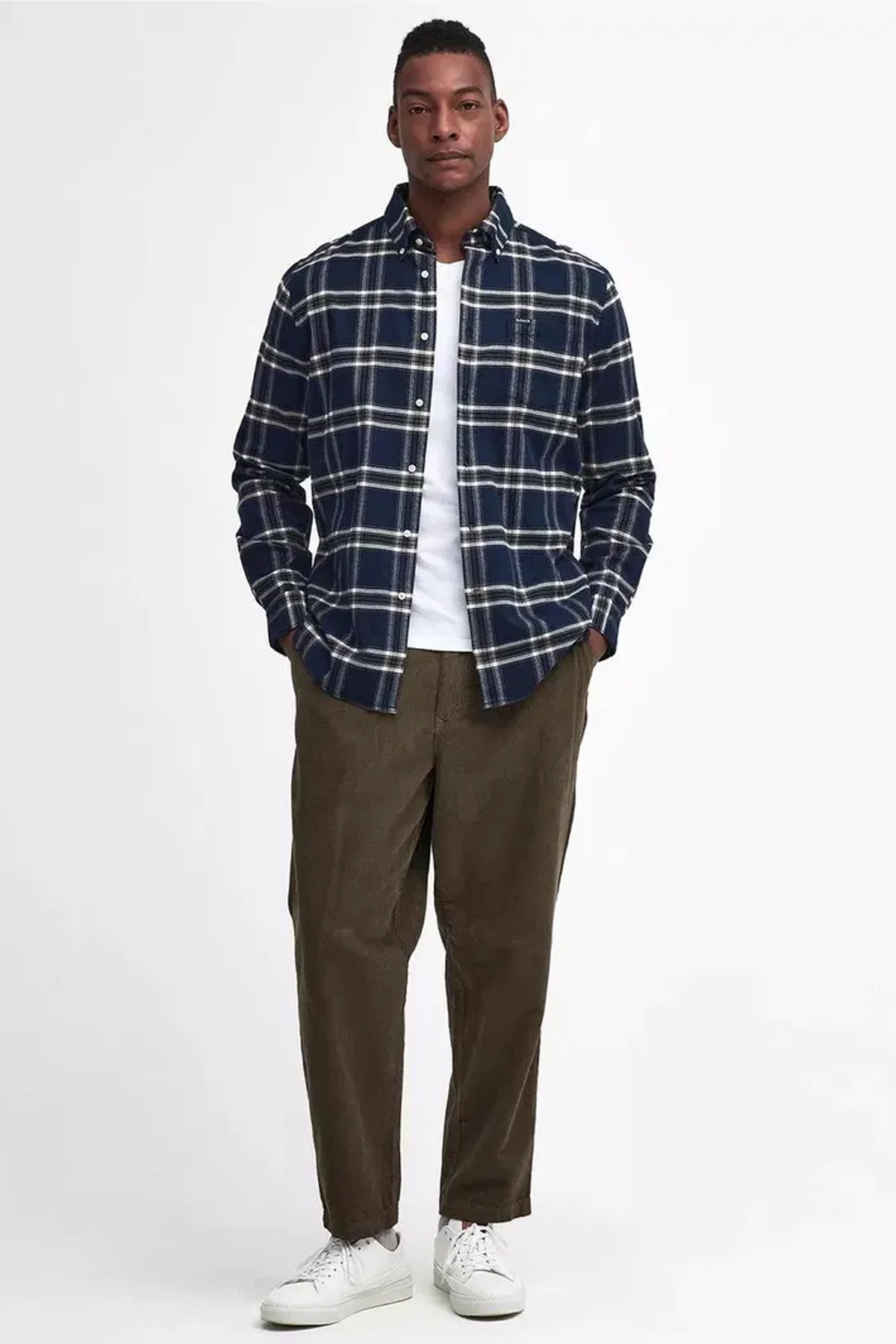 Barbour Bromley Tailored Shirt #Colour_Navy