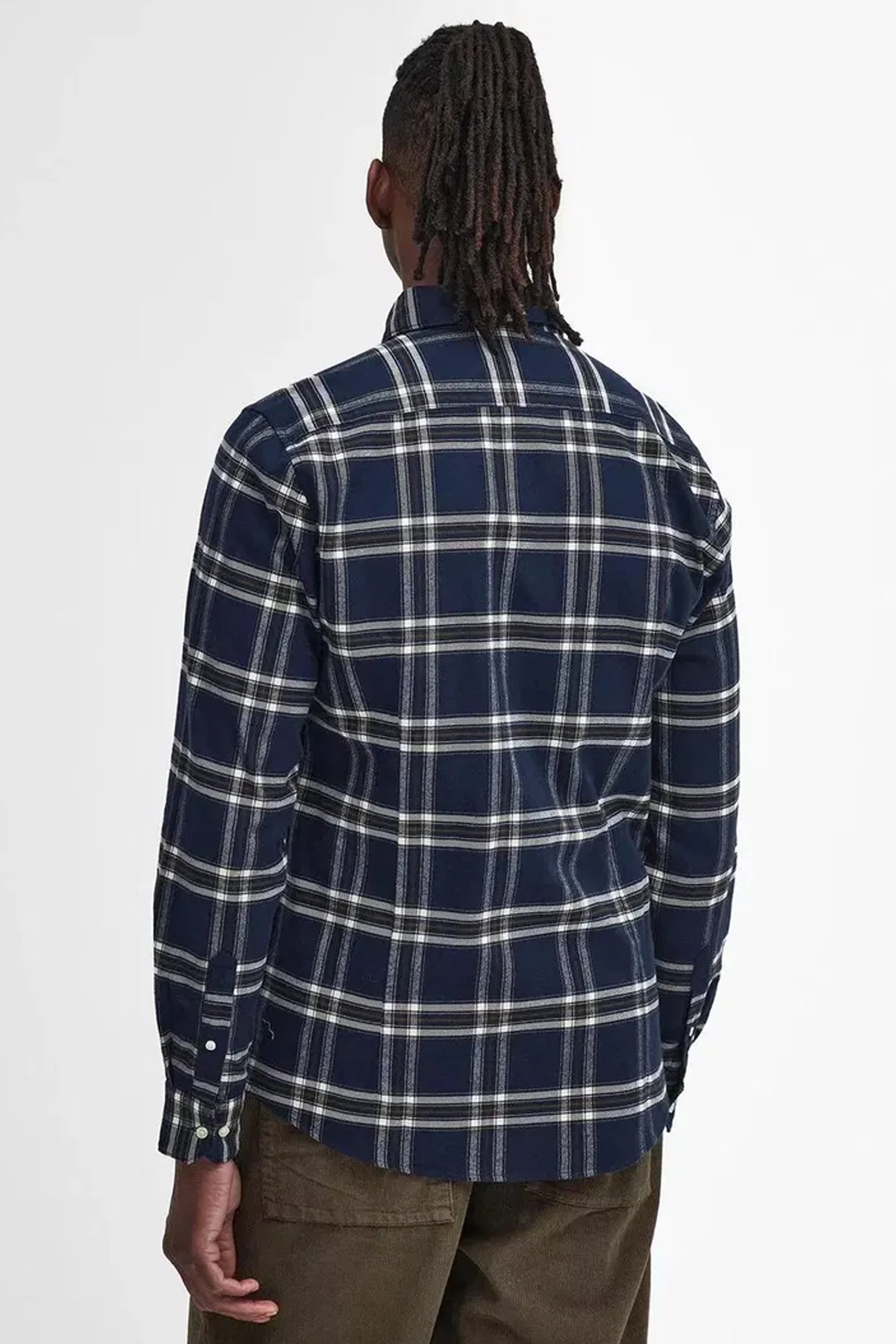 Barbour Bromley Tailored Shirt #Colour_Navy