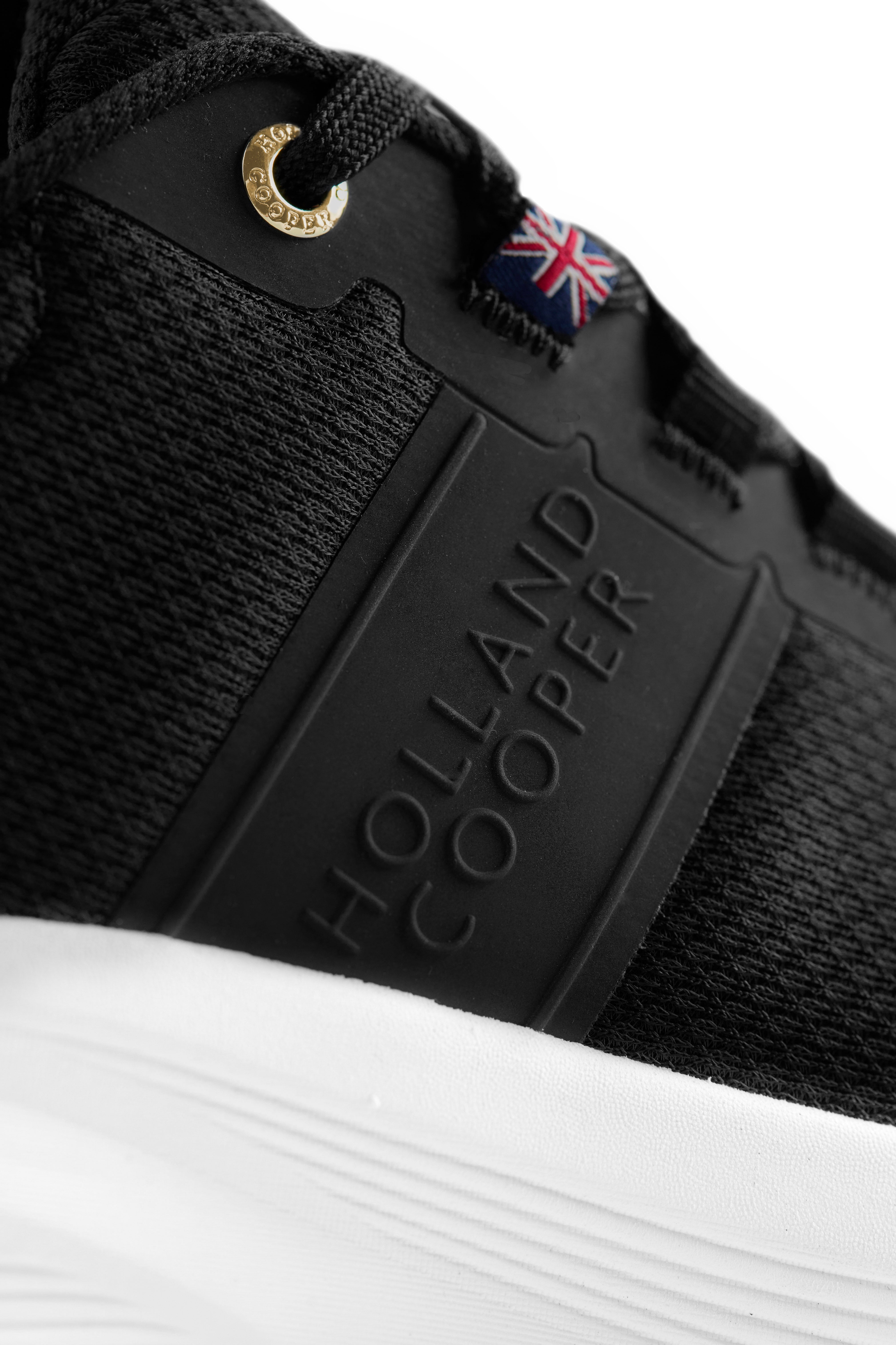 Holland Cooper Burghley Waterproof Trainer #Colour_Black