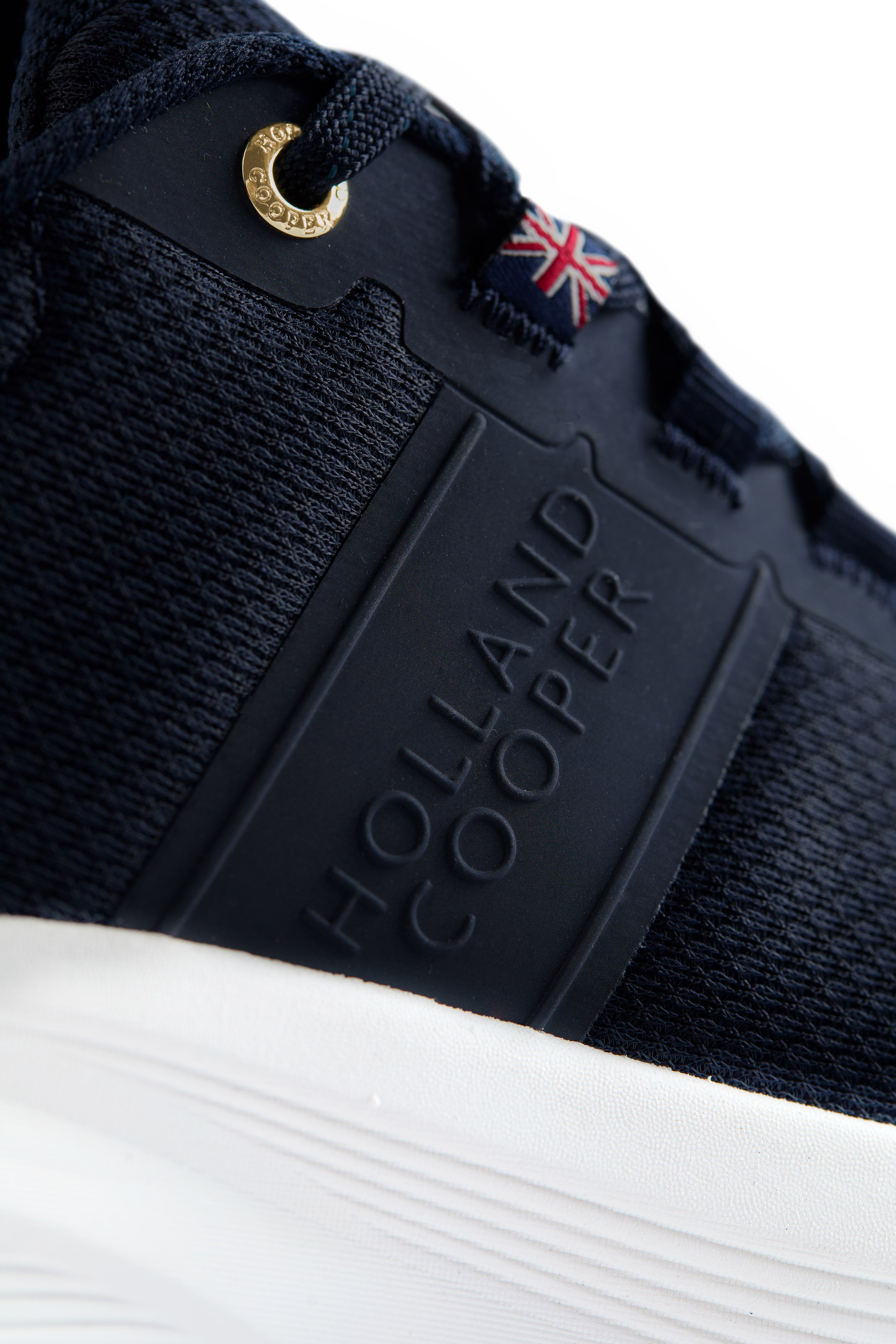 Holland Cooper Burghley Waterproof Trainer #Colour_Ink Navy